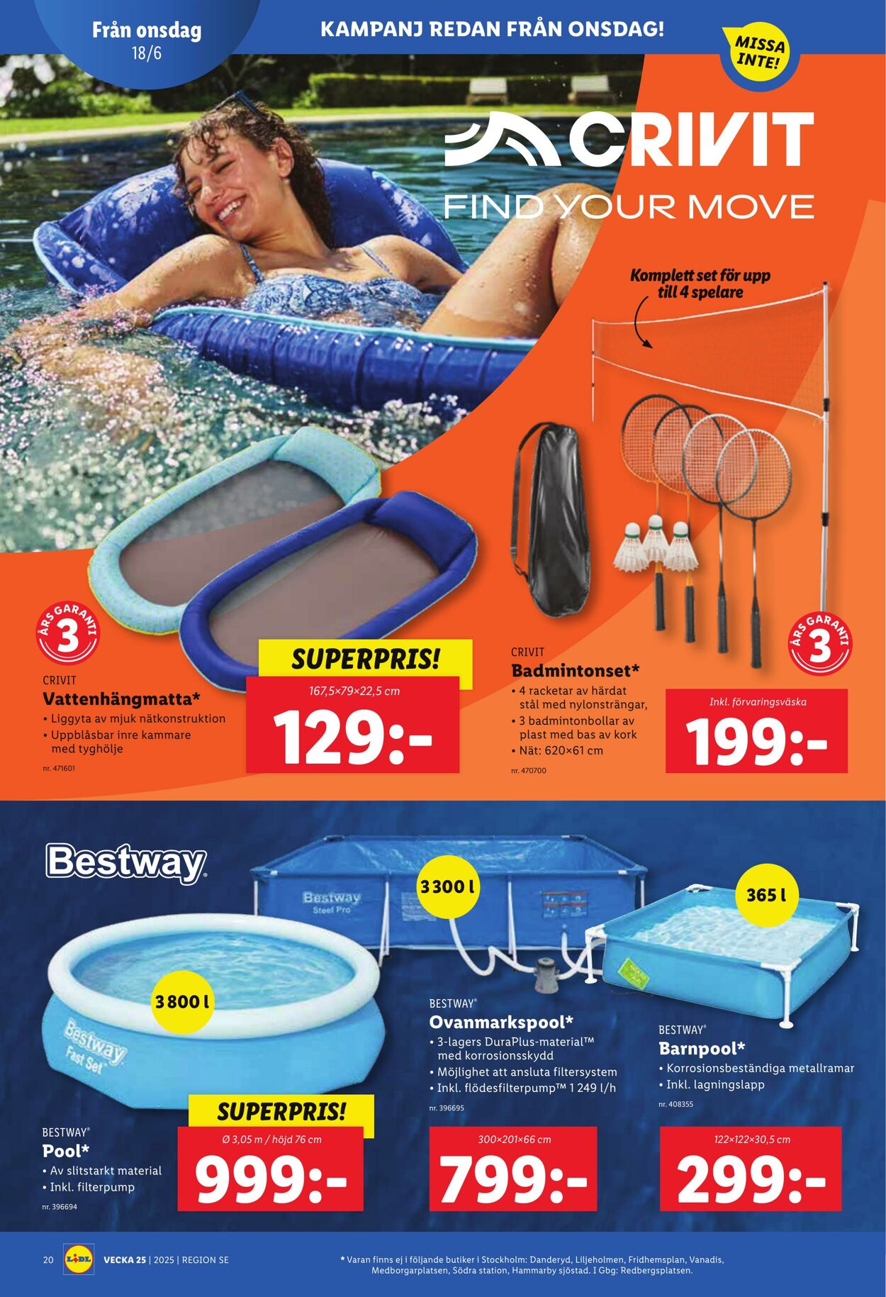 Erbjudanden Lidl 16.06.2025 - 22.06.2025