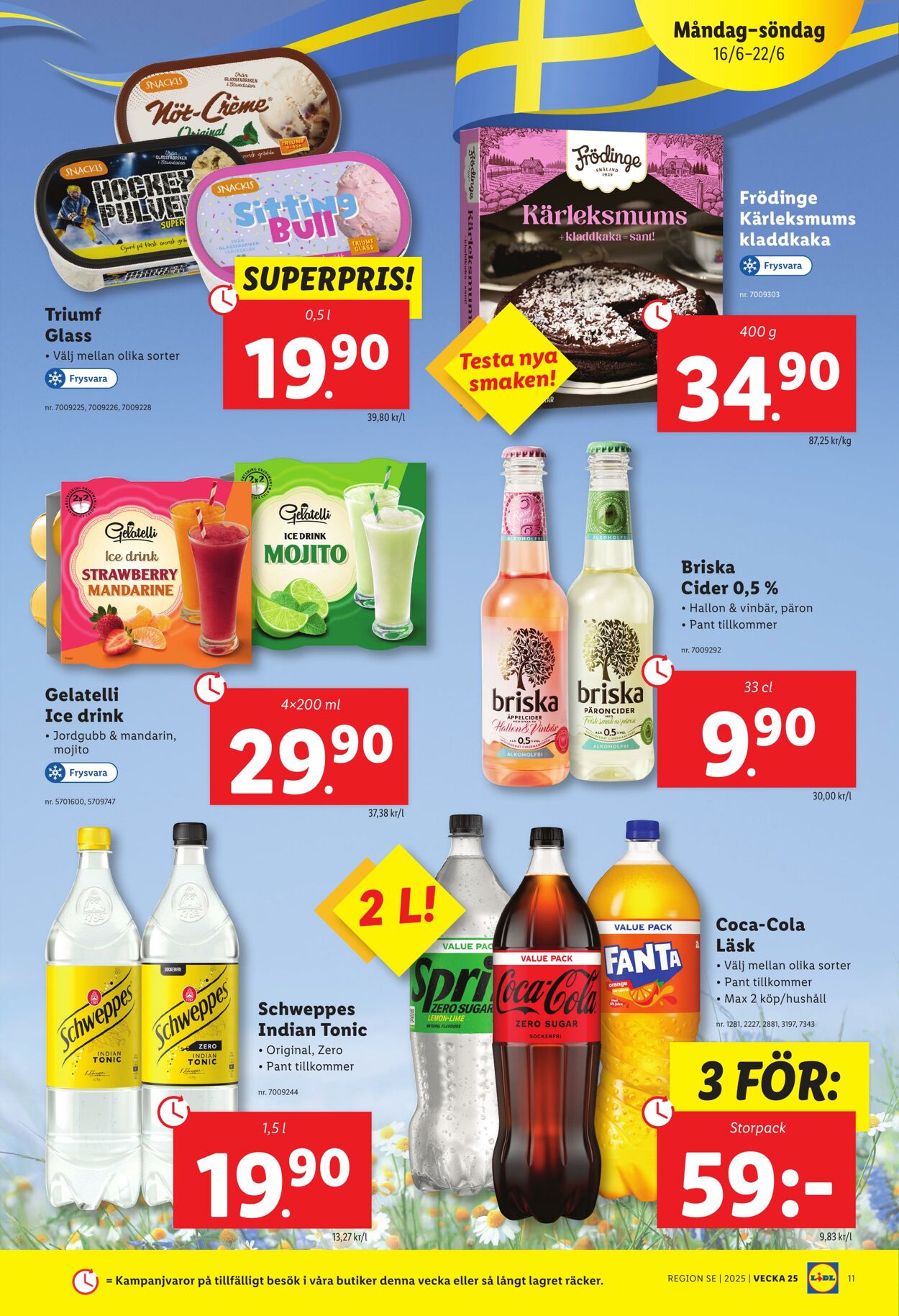 Erbjudanden Lidl 16.06.2025 - 22.06.2025