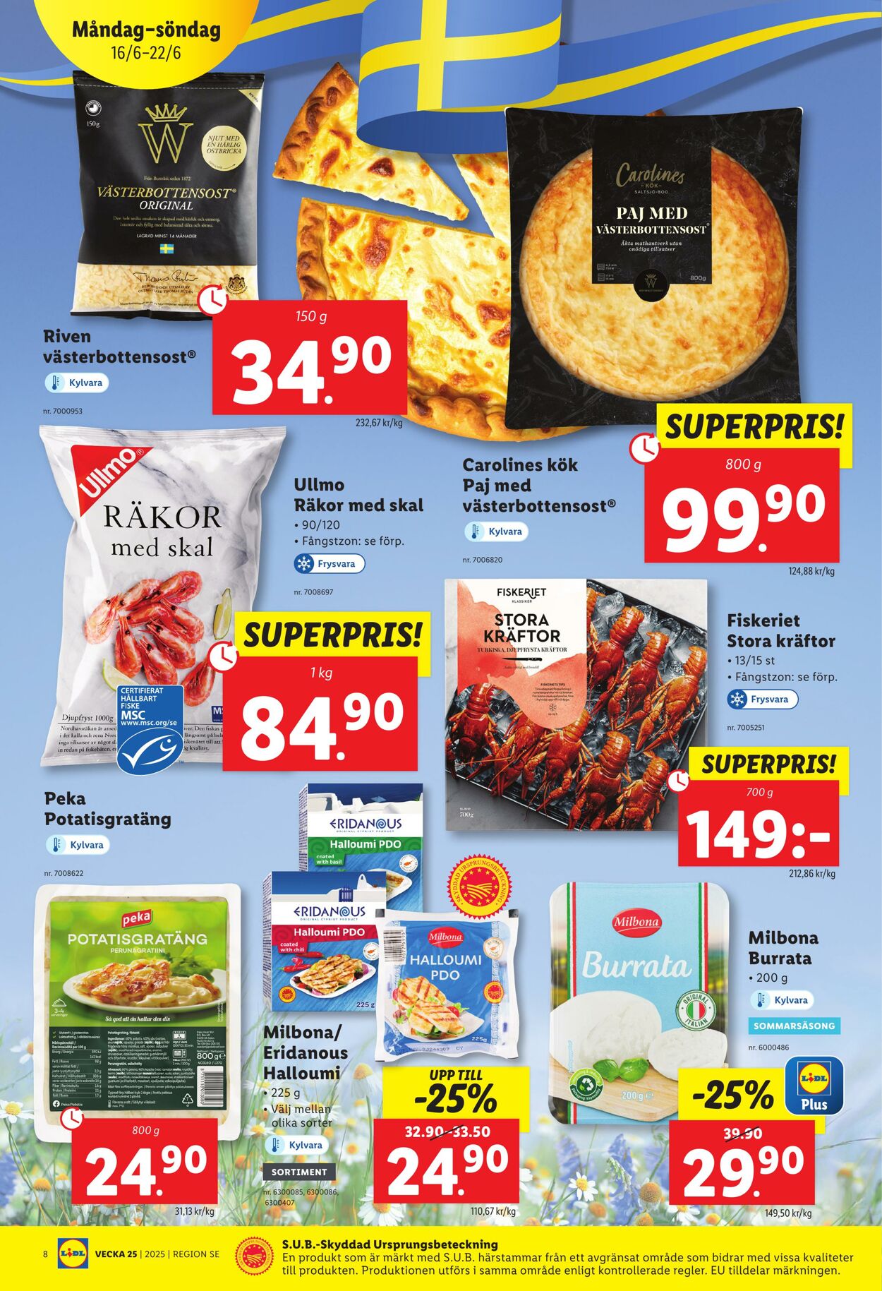 Erbjudanden Lidl 16.06.2025 - 22.06.2025