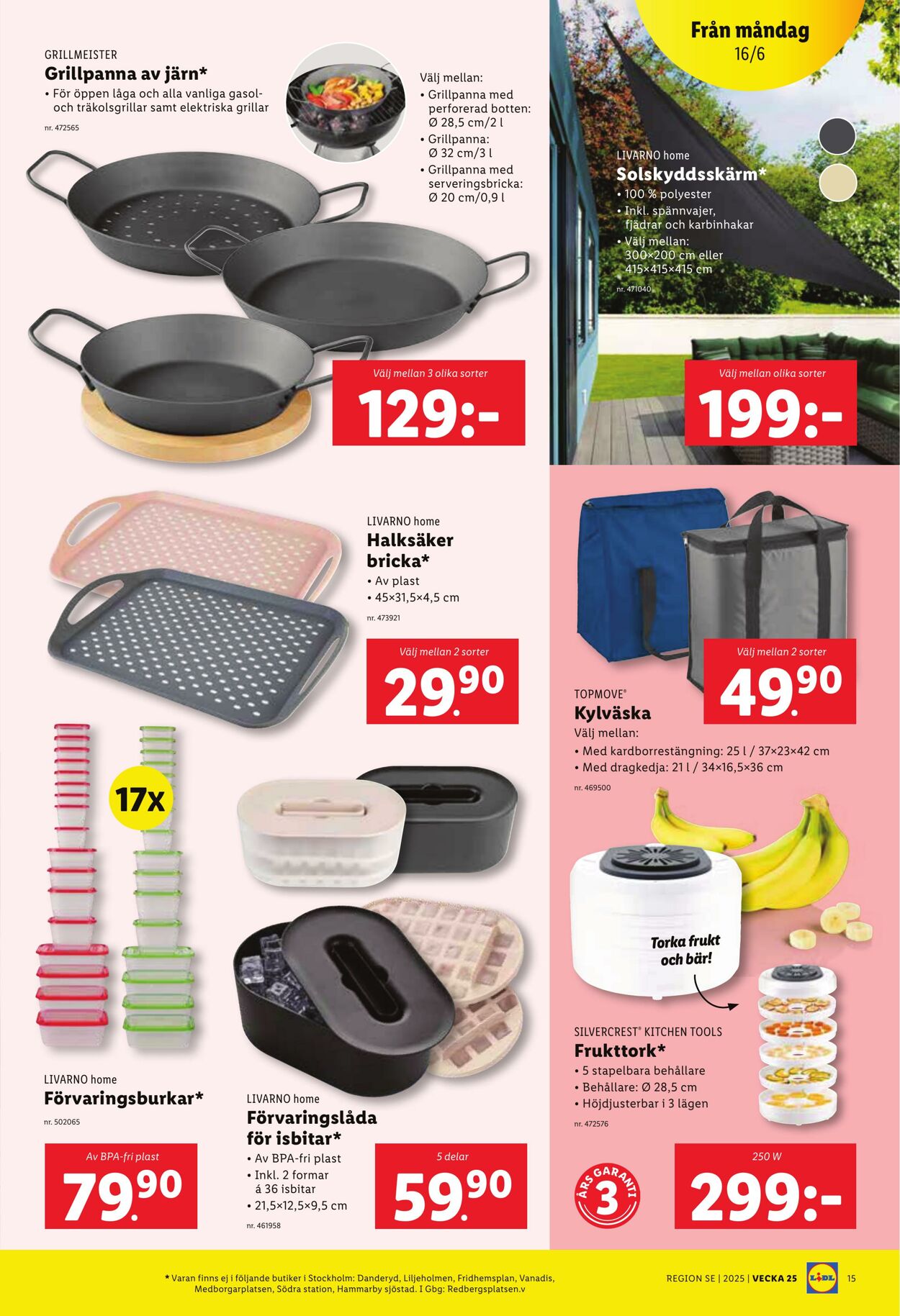 Erbjudanden Lidl 16.06.2025 - 22.06.2025
