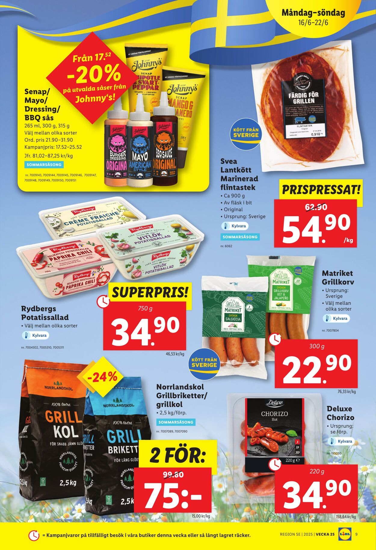 Erbjudanden Lidl 16.06.2025 - 22.06.2025