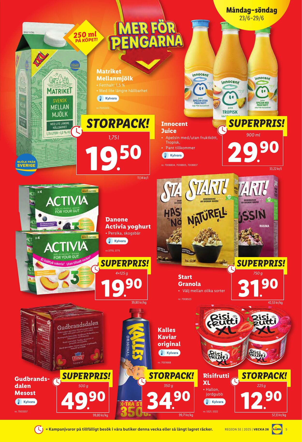 Erbjudanden Lidl 23.06.2025 - 29.06.2025