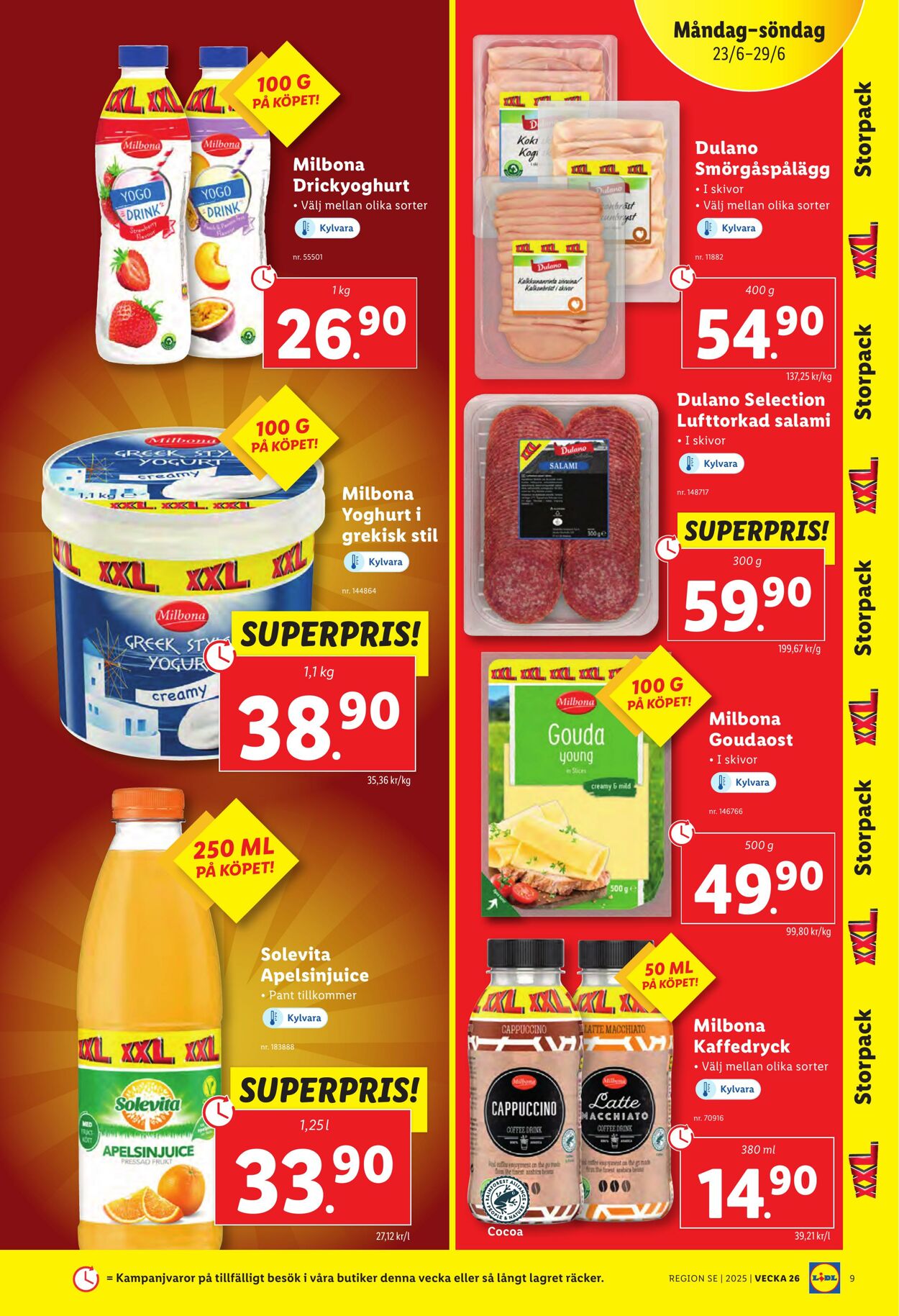 Erbjudanden Lidl 23.06.2025 - 29.06.2025