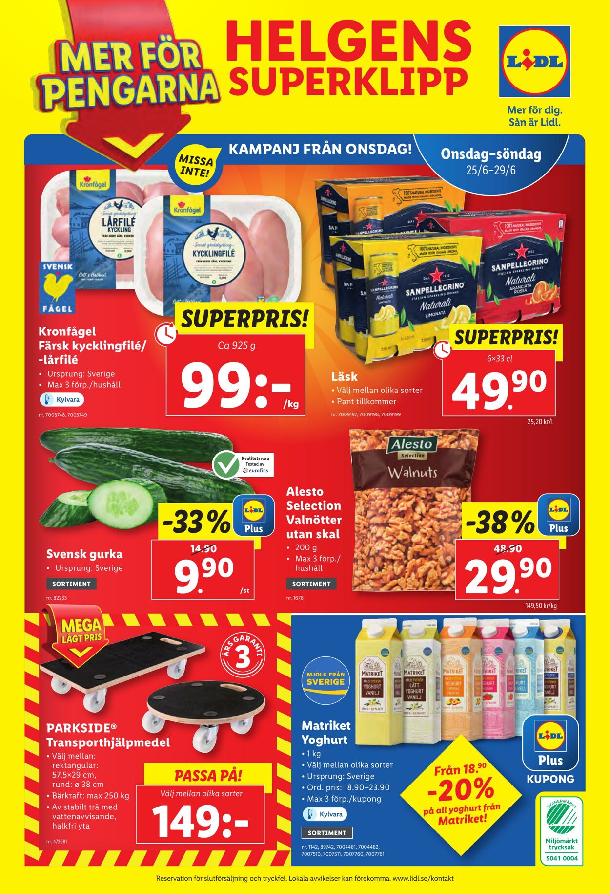 Erbjudanden Lidl 23.06.2025 - 29.06.2025