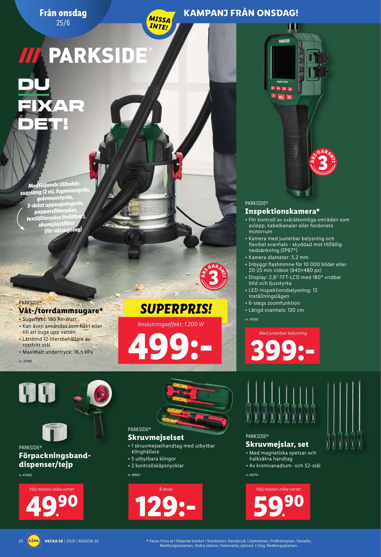 Erbjudanden Lidl 23.06.2025 - 29.06.2025