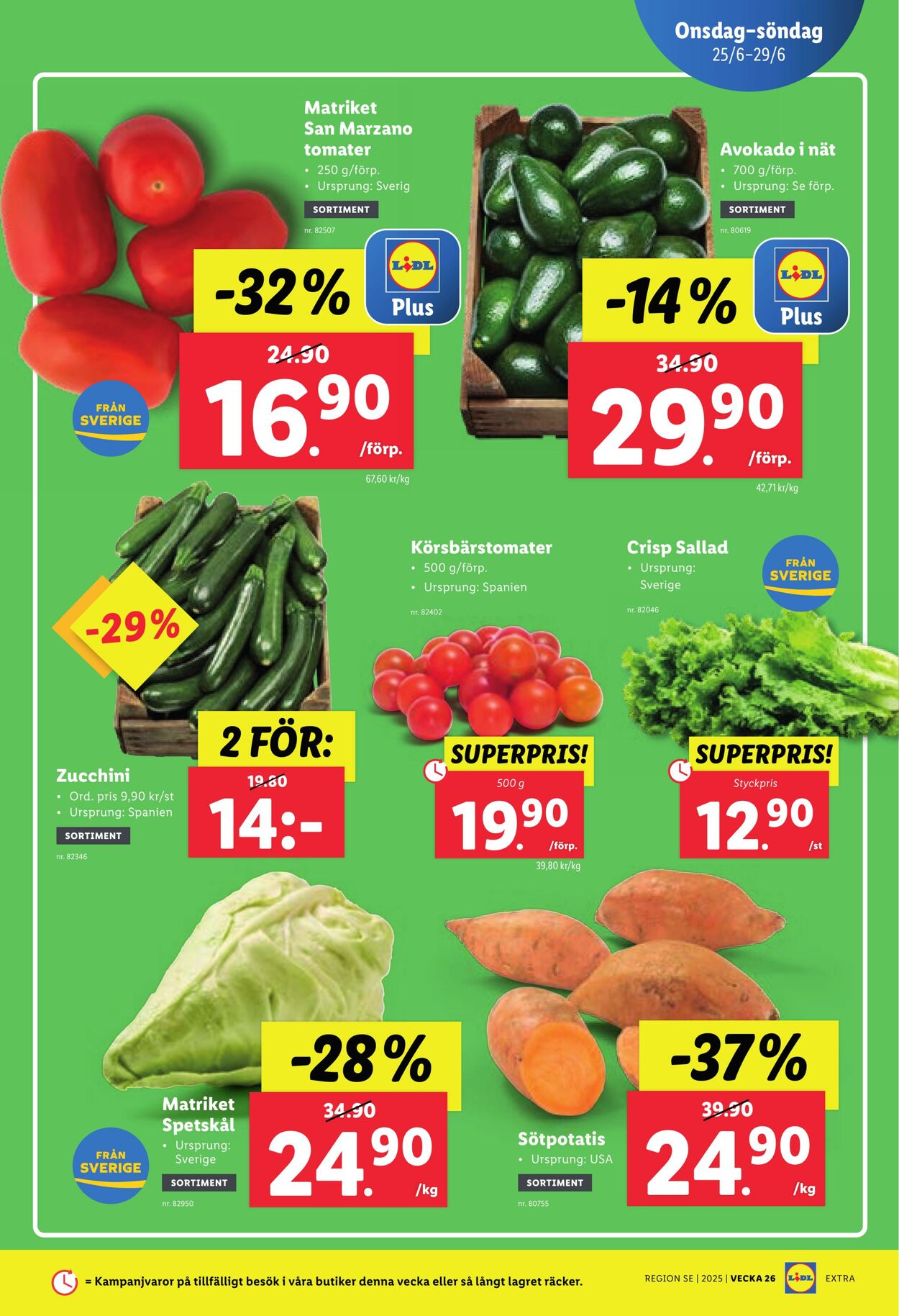 Erbjudanden Lidl 23.06.2025 - 29.06.2025