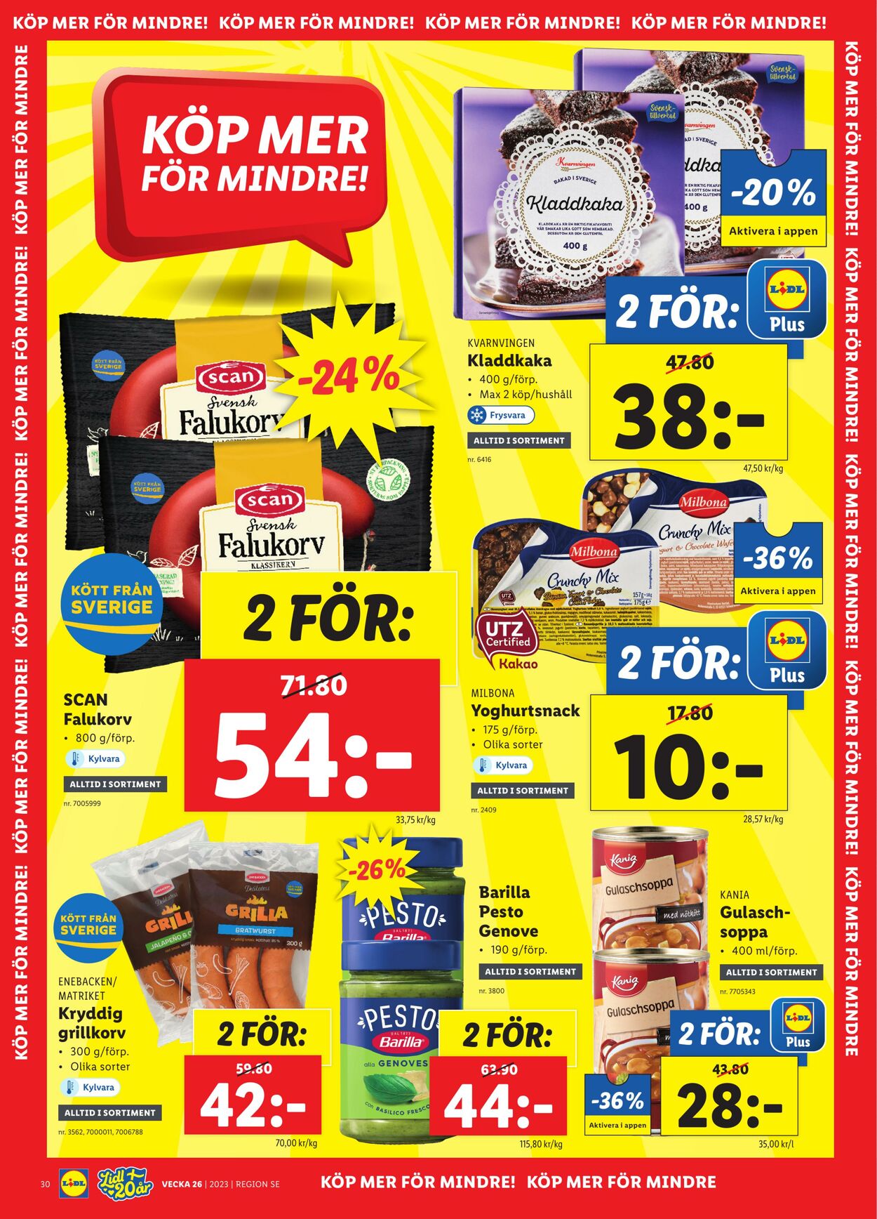 Erbjudanden Lidl 26.06.2023 - 02.07.2023