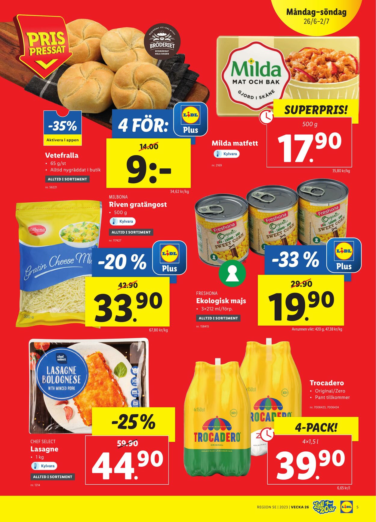 Erbjudanden Lidl 26.06.2023 - 02.07.2023