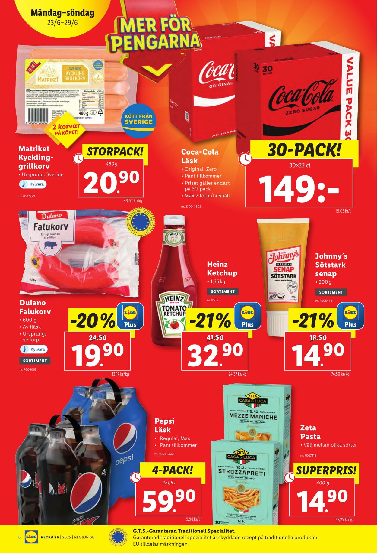 Erbjudanden Lidl 23.06.2025 - 29.06.2025