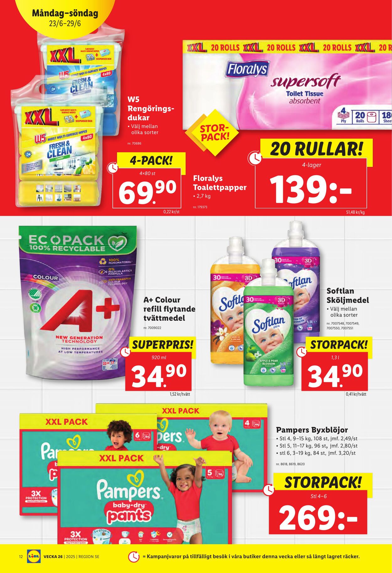 Erbjudanden Lidl 23.06.2025 - 29.06.2025