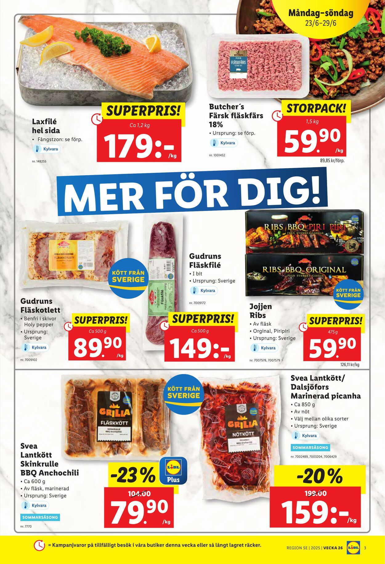 Erbjudanden Lidl 23.06.2025 - 29.06.2025