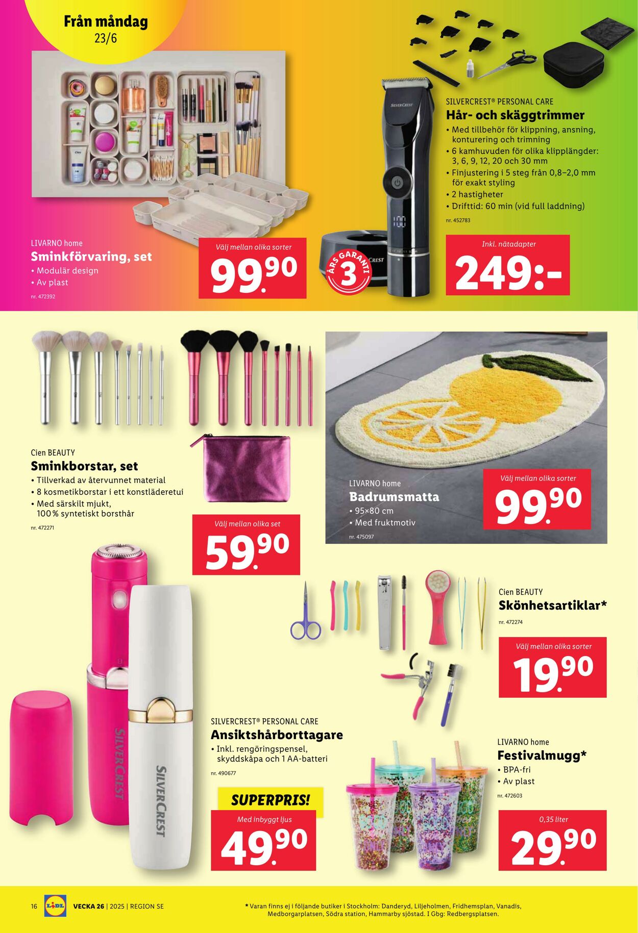 Erbjudanden Lidl 23.06.2025 - 29.06.2025