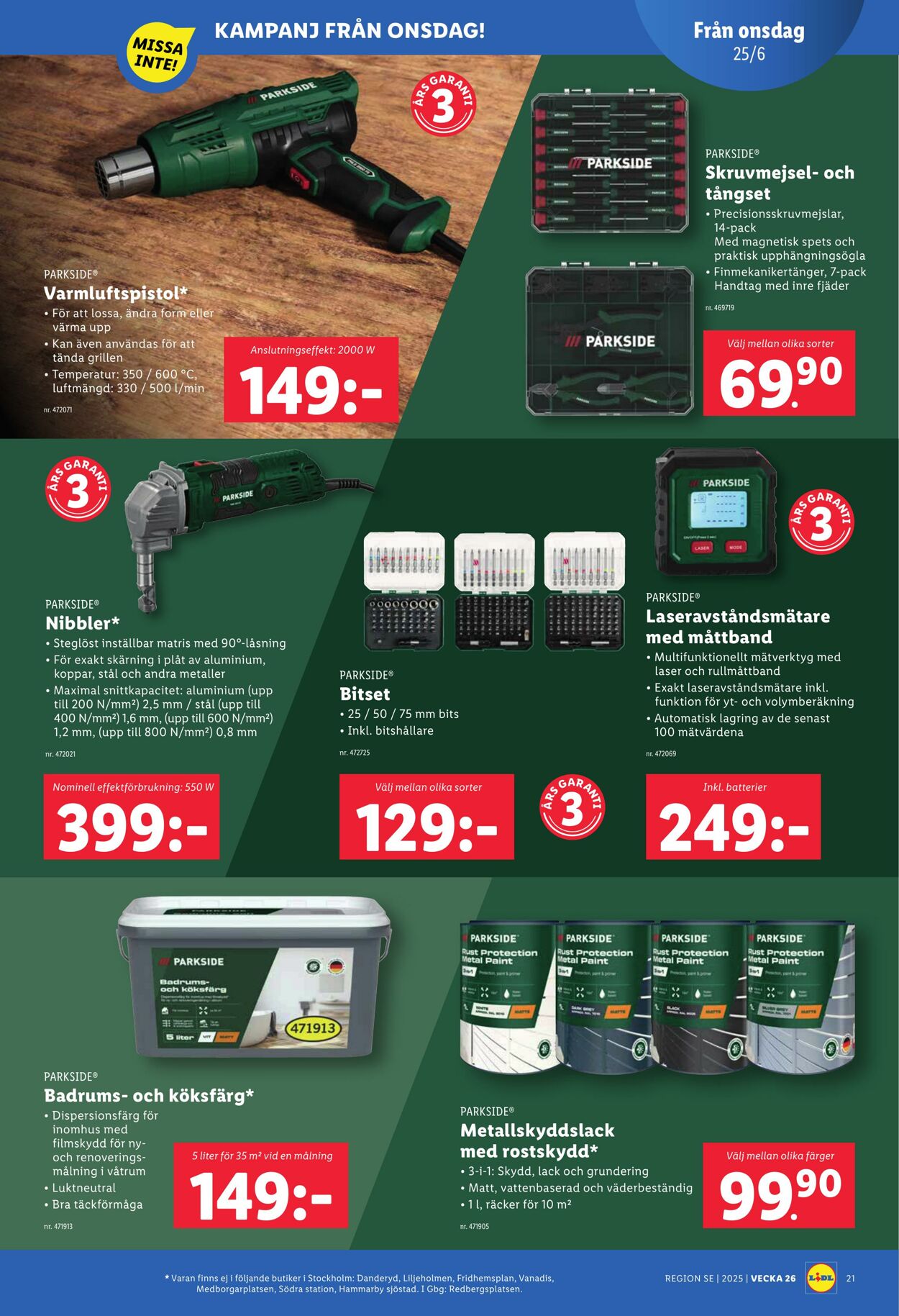 Erbjudanden Lidl 23.06.2025 - 29.06.2025