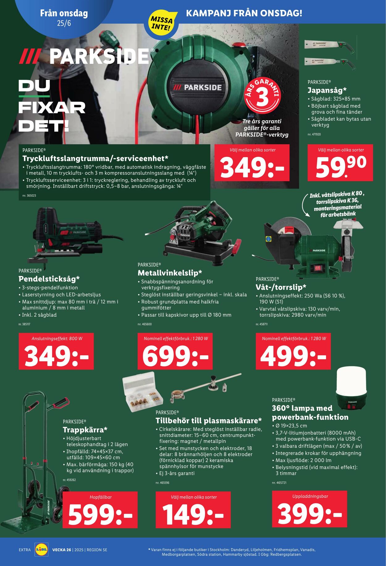 Erbjudanden Lidl 23.06.2025 - 29.06.2025
