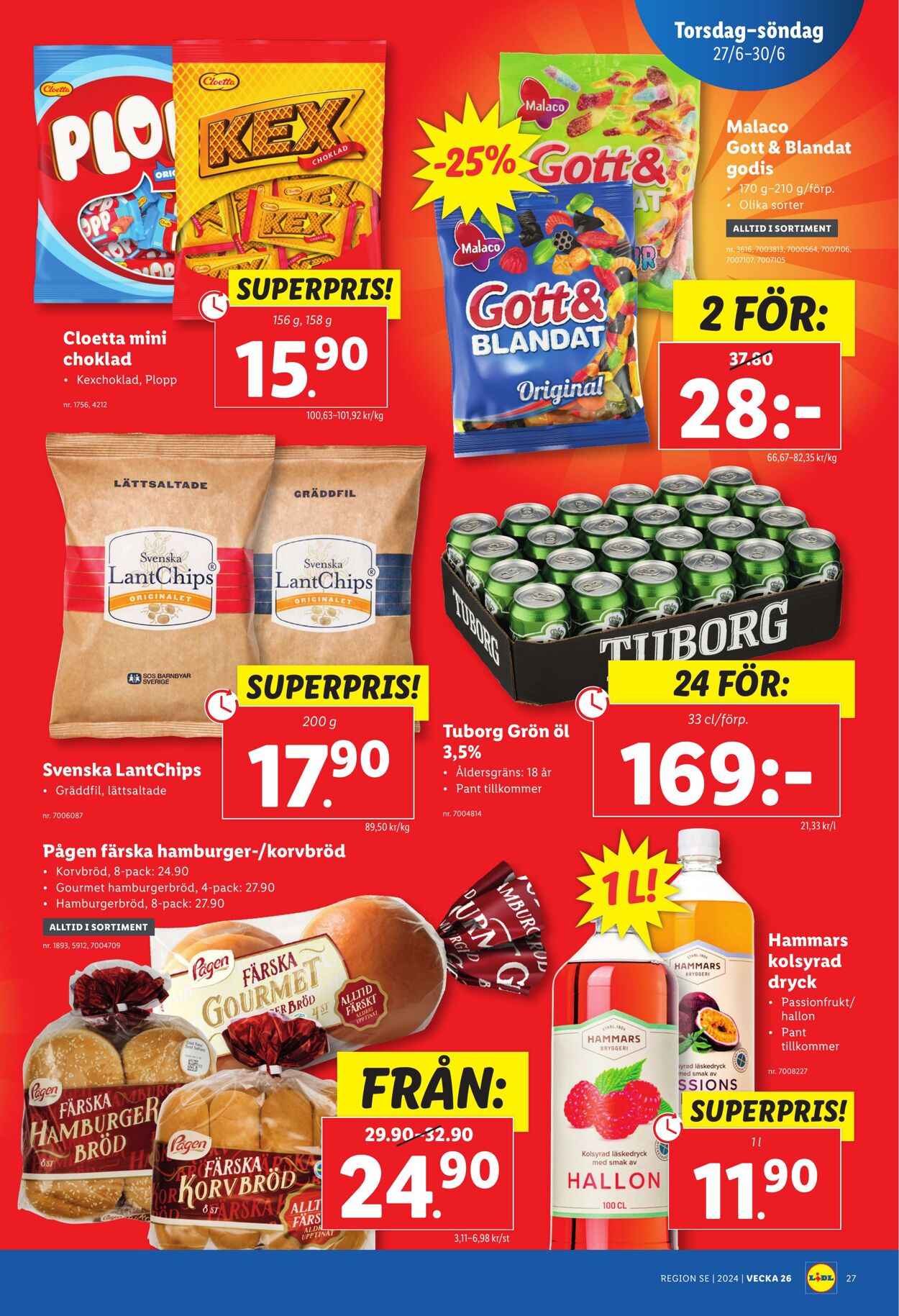 Erbjudanden Lidl 24.06.2024 - 30.06.2024