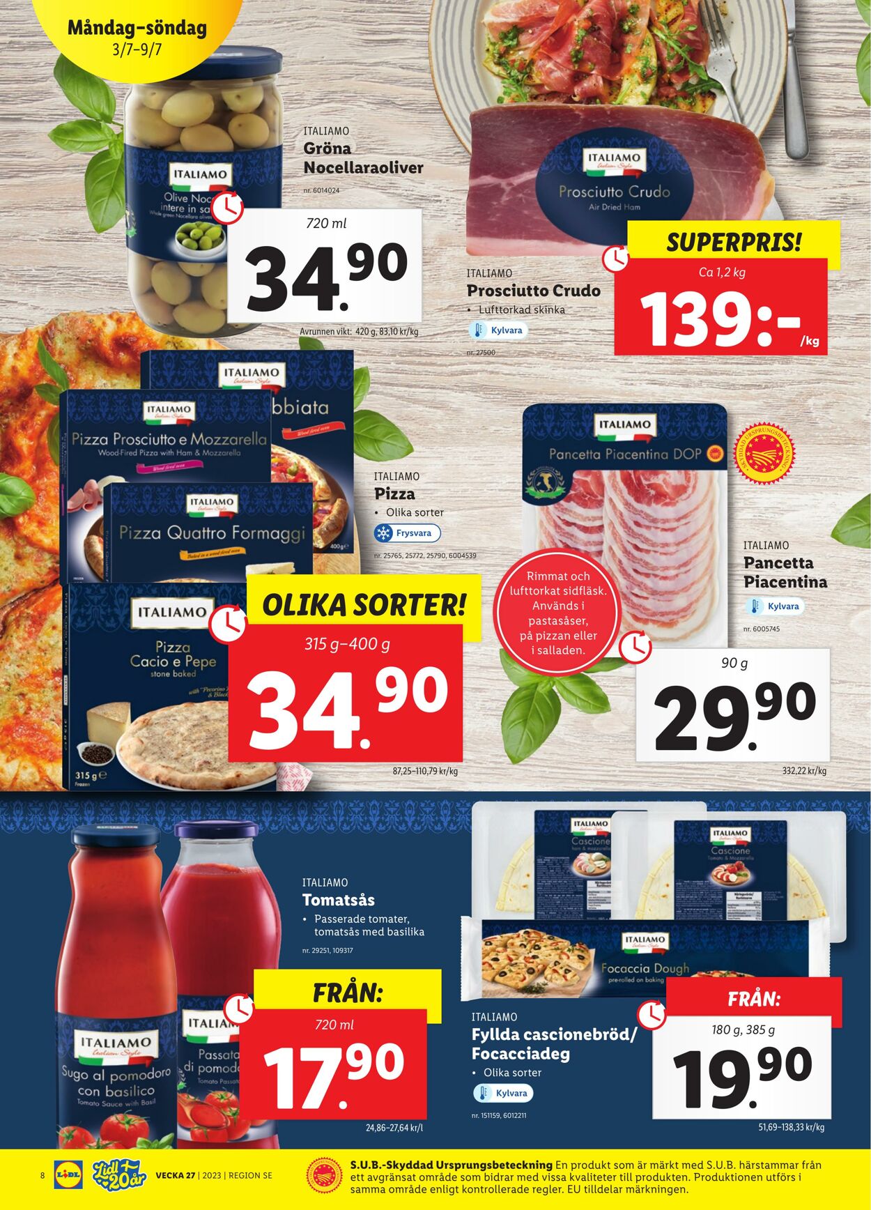 Erbjudanden Lidl 03.07.2023 - 09.07.2023