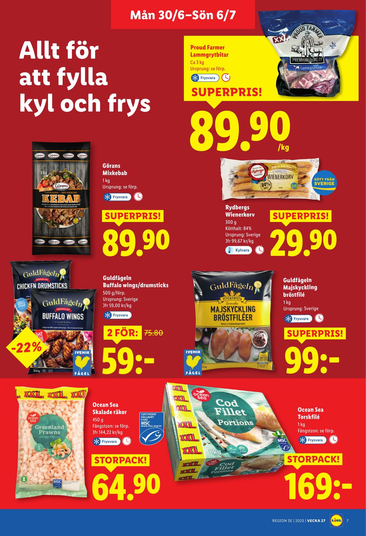 Erbjudanden Lidl 30.06.2025 - 06.07.2025