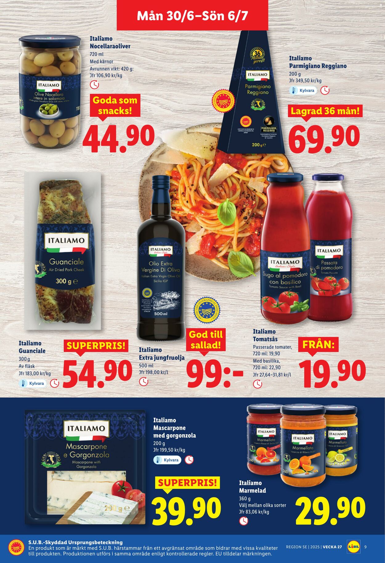 Erbjudanden Lidl 30.06.2025 - 06.07.2025