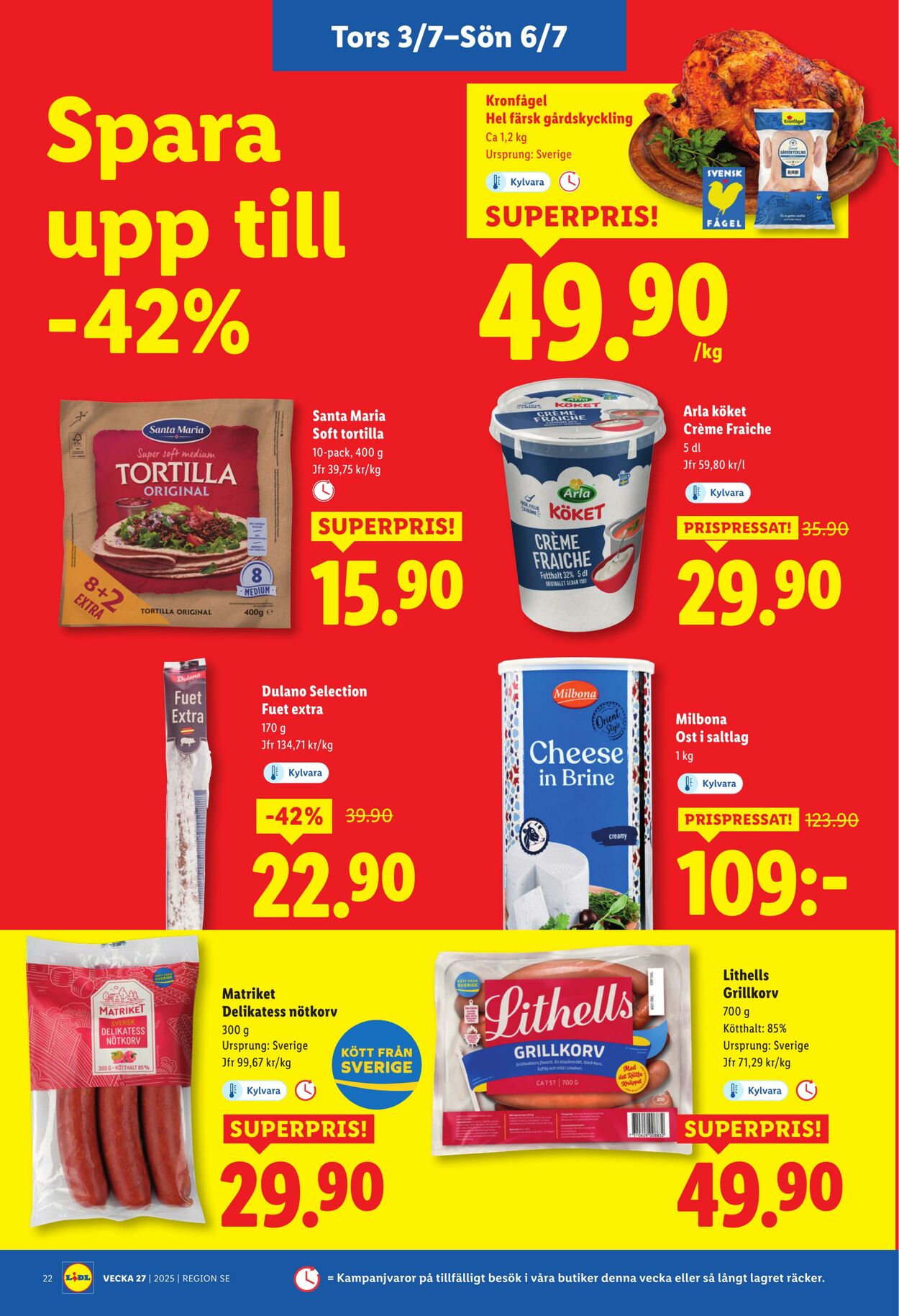 Erbjudanden Lidl 30.06.2025 - 06.07.2025
