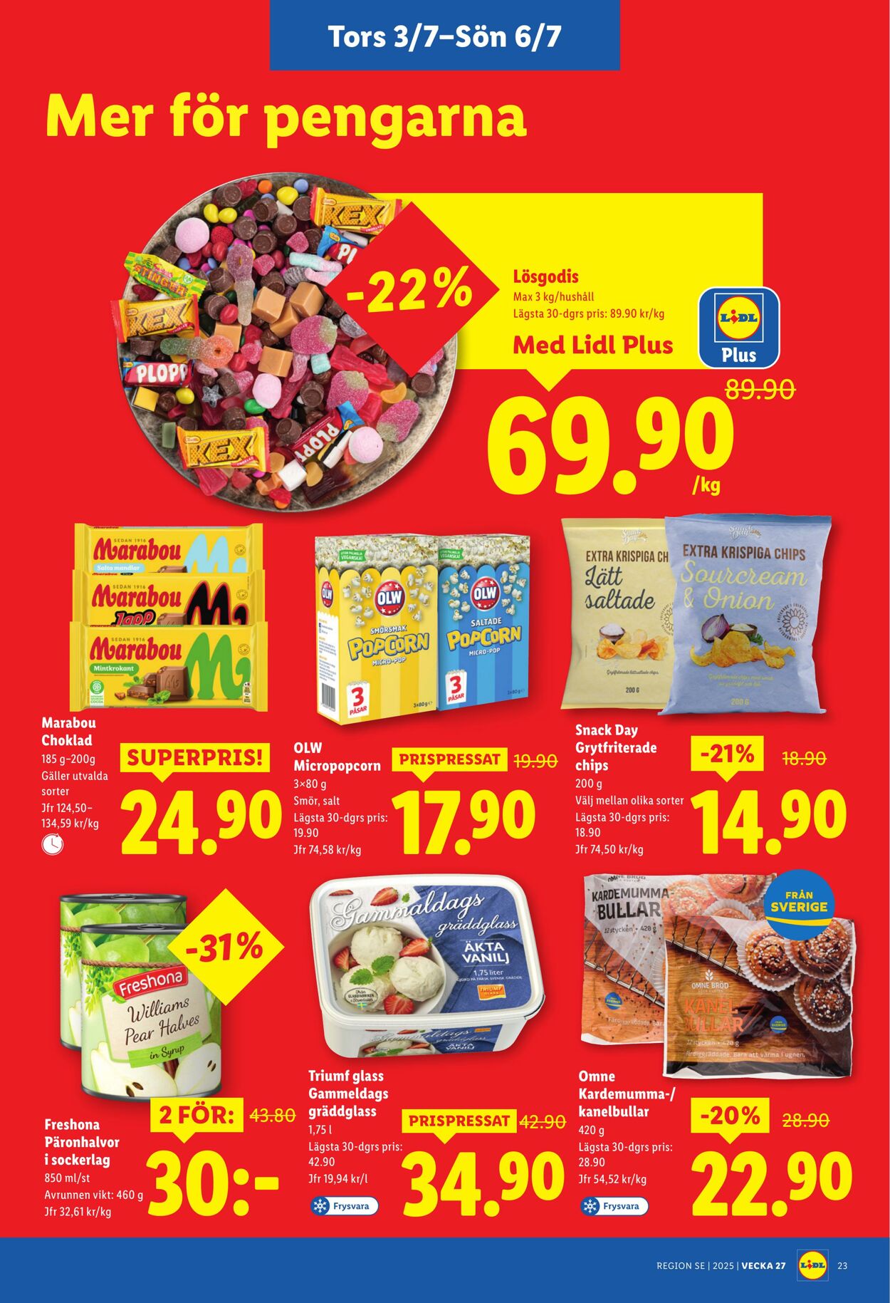 Erbjudanden Lidl 30.06.2025 - 06.07.2025