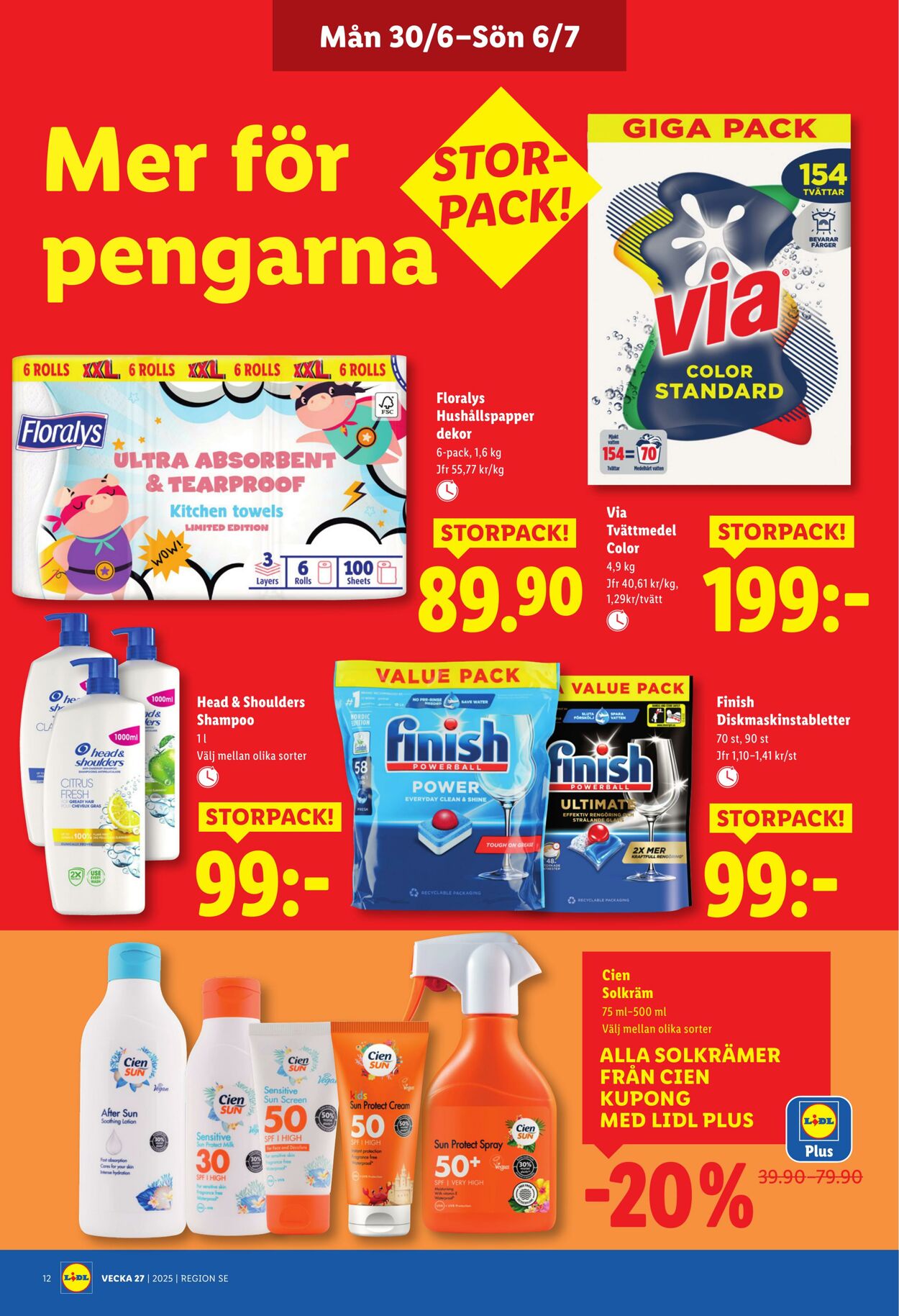 Erbjudanden Lidl 30.06.2025 - 06.07.2025