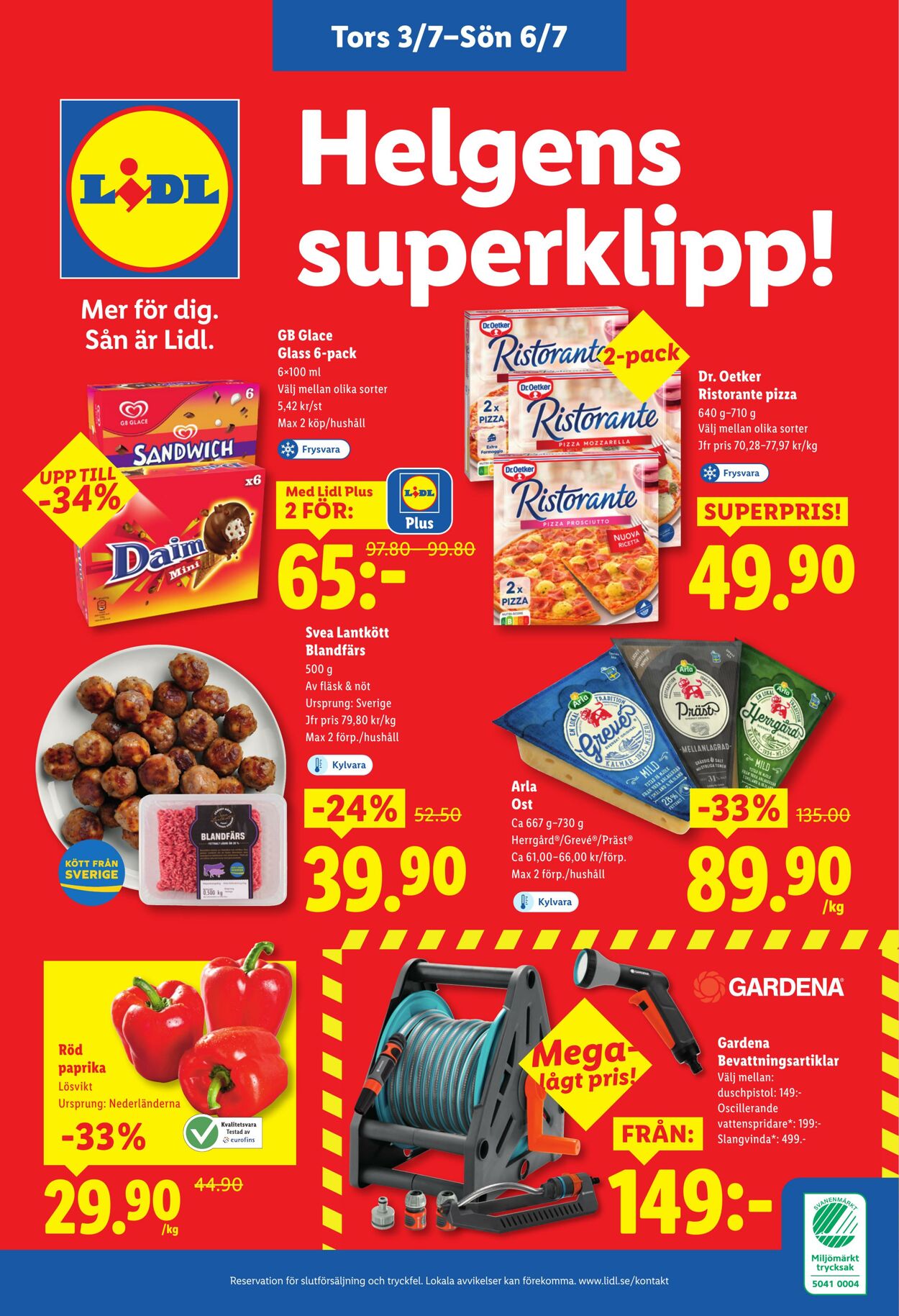 Erbjudanden Lidl 30.06.2025 - 06.07.2025