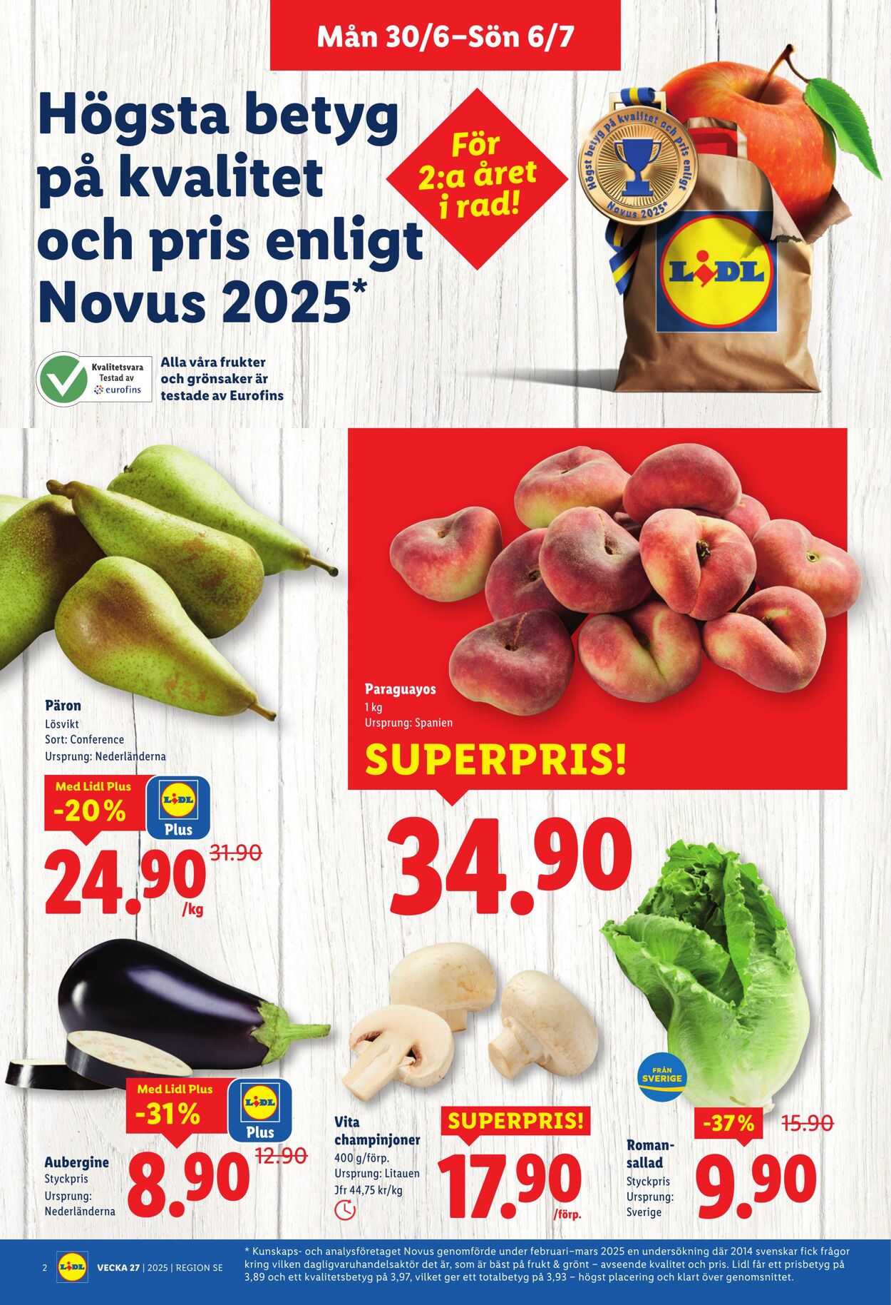 Erbjudanden Lidl 30.06.2025 - 06.07.2025
