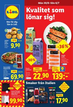 Erbjudanden Lidl 30.06.2025 - 06.07.2025