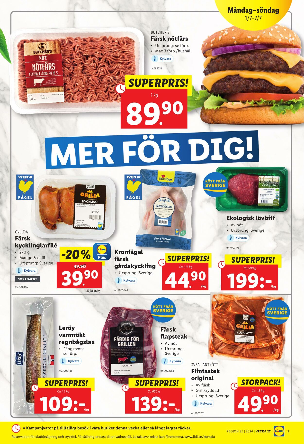 Erbjudanden Lidl 01.07.2024 - 07.07.2024