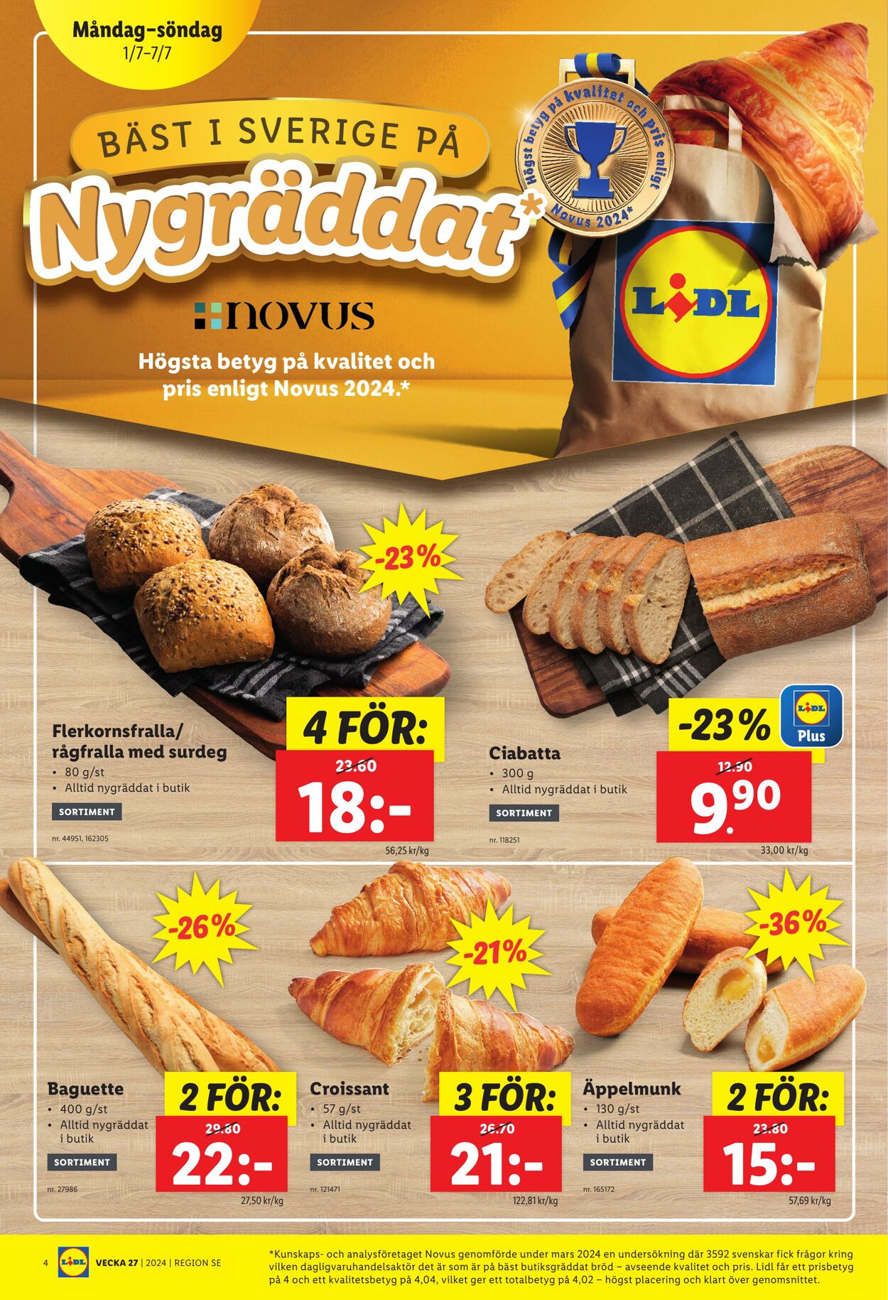 Erbjudanden Lidl 01.07.2024 - 07.07.2024