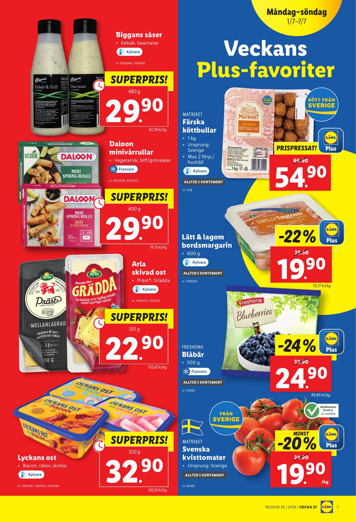 Erbjudanden Lidl 01.07.2024 - 07.07.2024