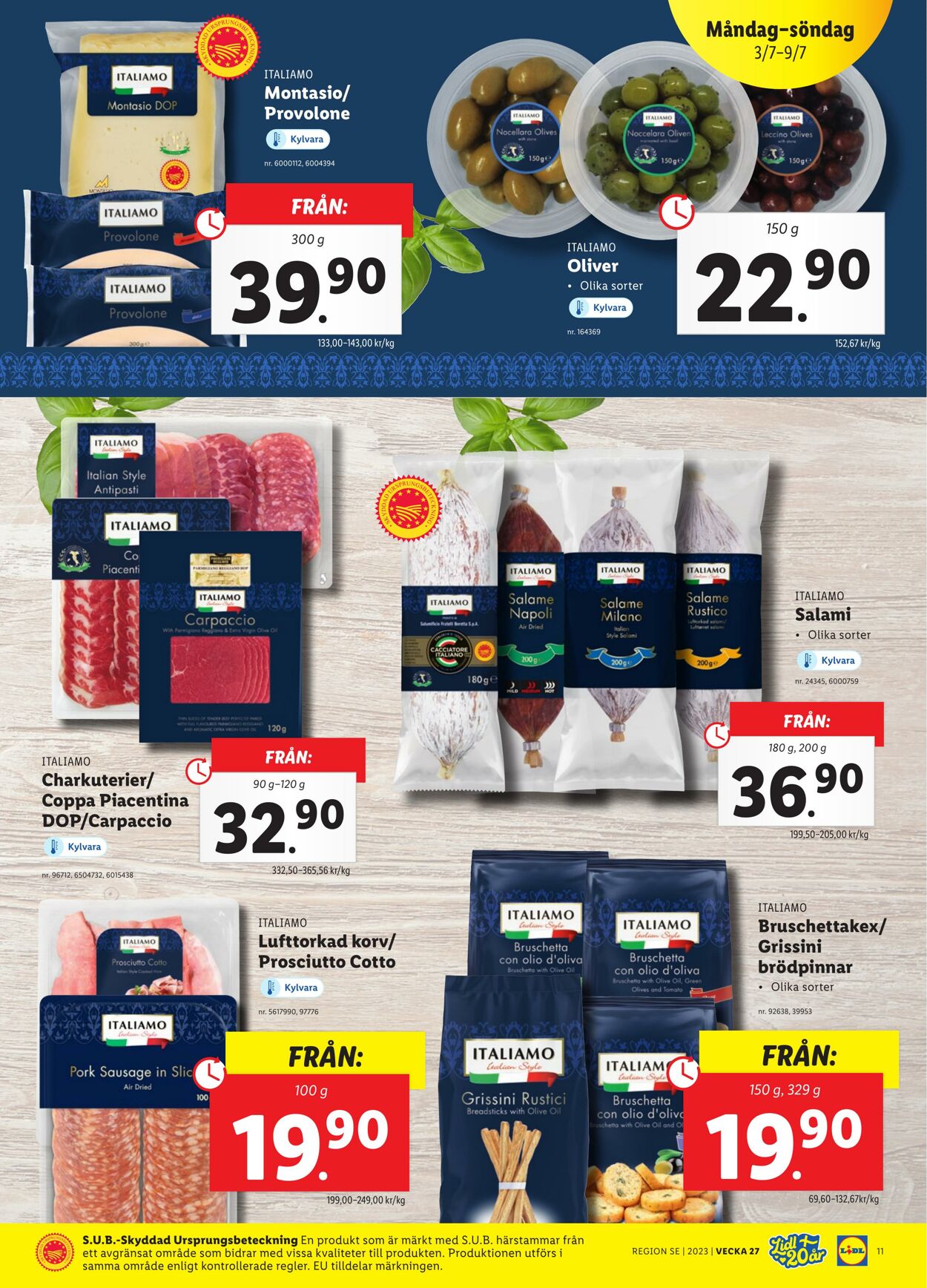 Erbjudanden Lidl 03.07.2023 - 09.07.2023