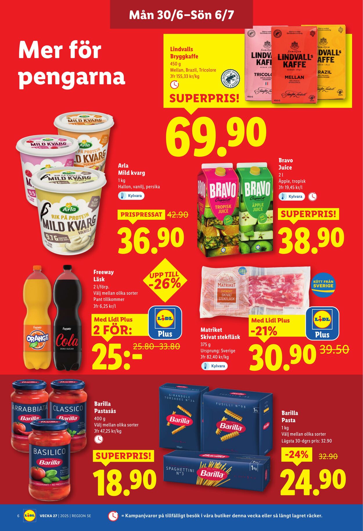 Erbjudanden Lidl 30.06.2025 - 06.07.2025