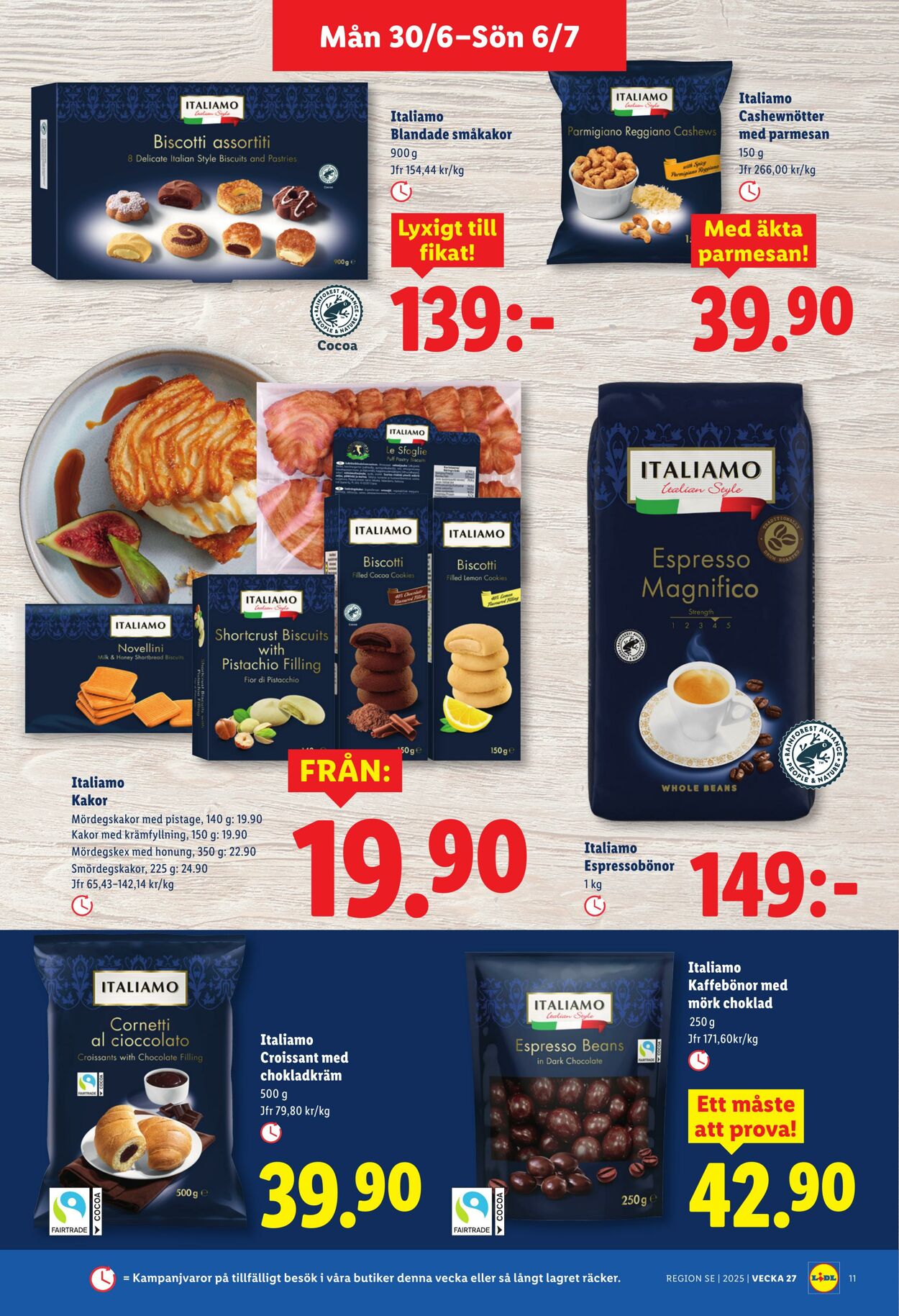 Erbjudanden Lidl 30.06.2025 - 06.07.2025