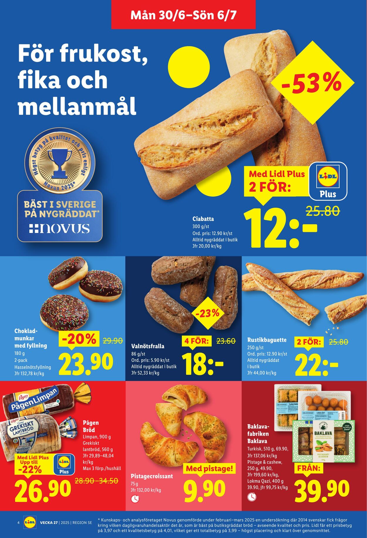 Erbjudanden Lidl 30.06.2025 - 06.07.2025