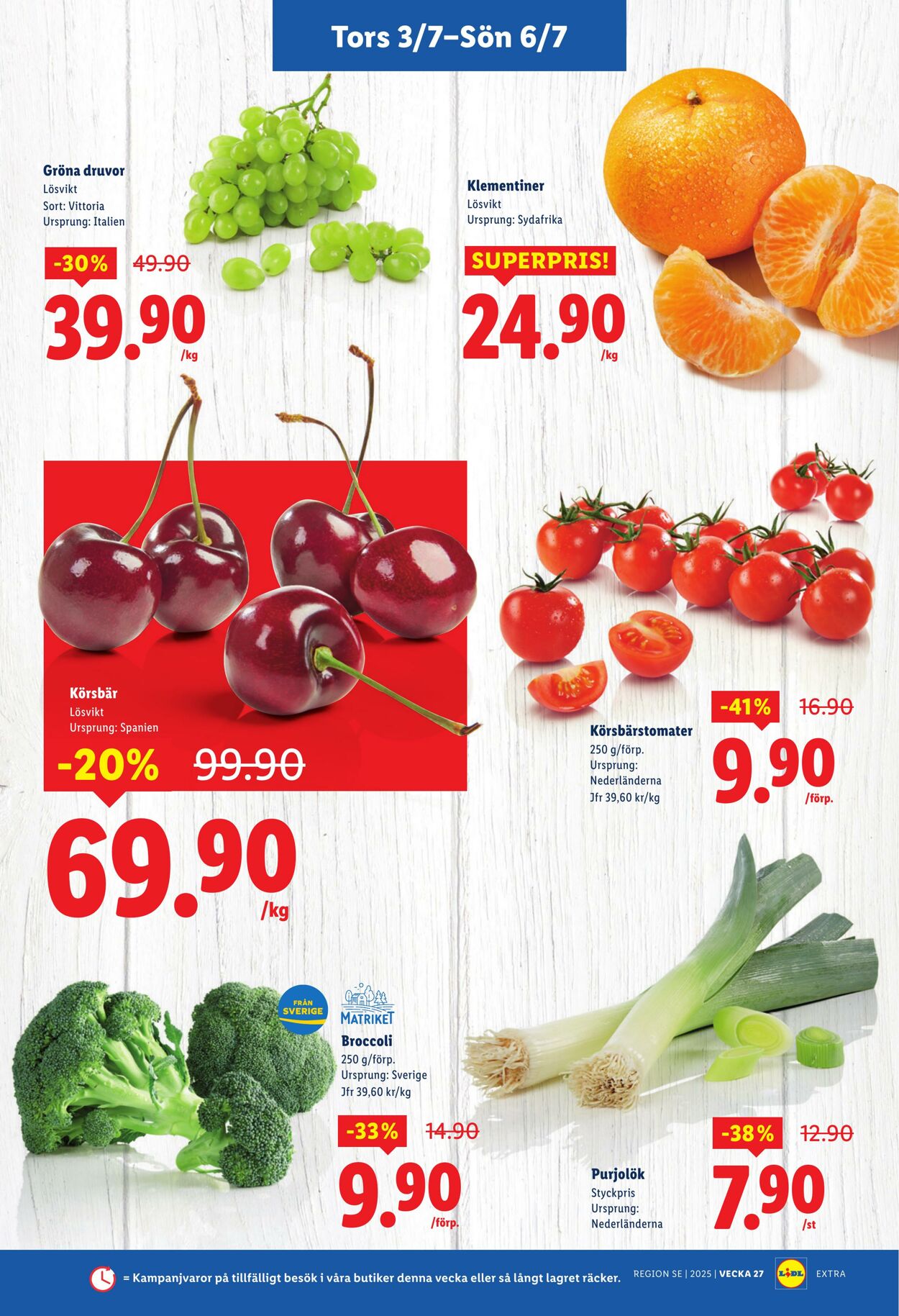 Erbjudanden Lidl 30.06.2025 - 06.07.2025