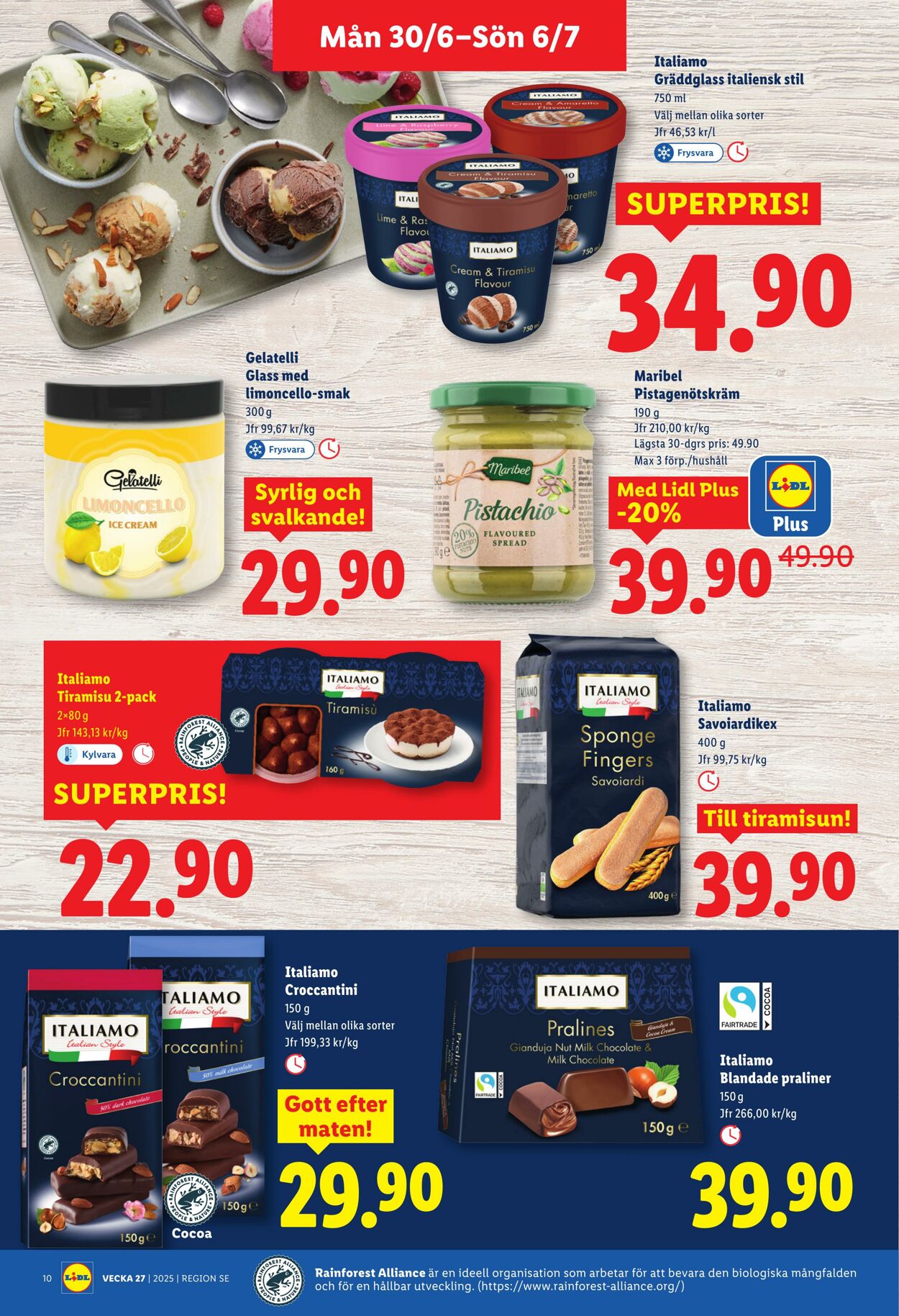 Erbjudanden Lidl 30.06.2025 - 06.07.2025