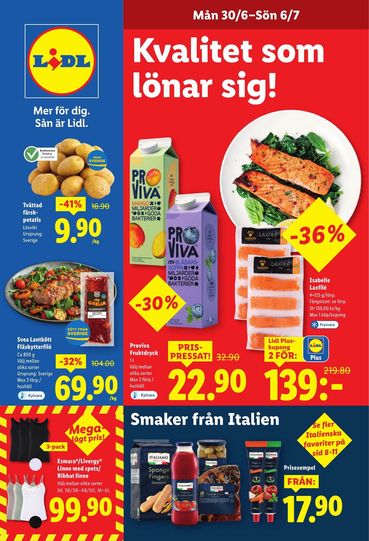Erbjudanden Lidl 30.06.2025 - 06.07.2025