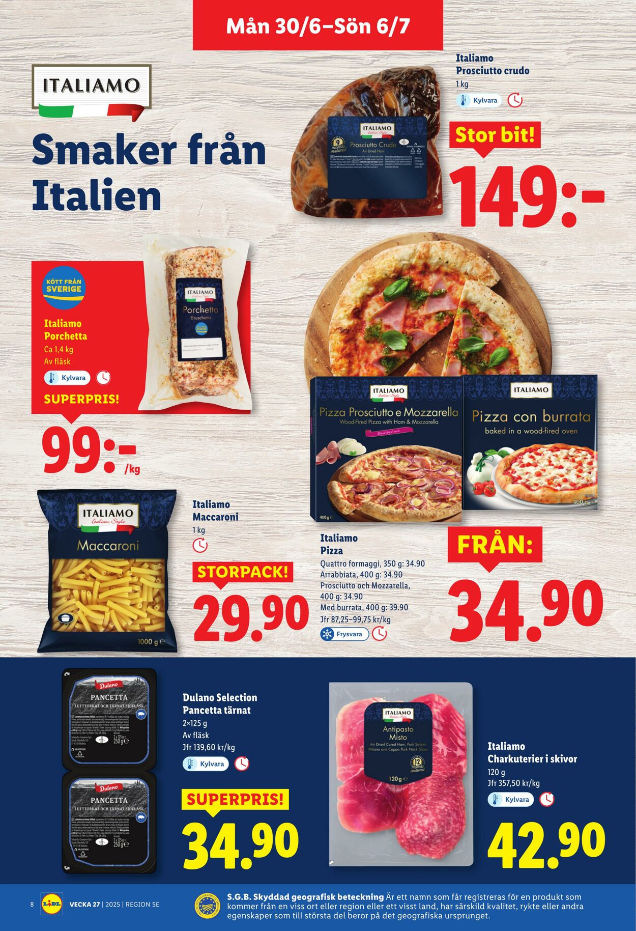 Erbjudanden Lidl 30.06.2025 - 06.07.2025