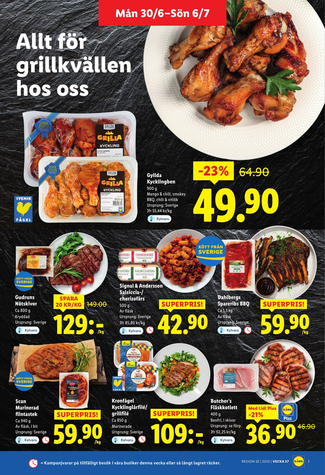 Erbjudanden Lidl 30.06.2025 - 06.07.2025