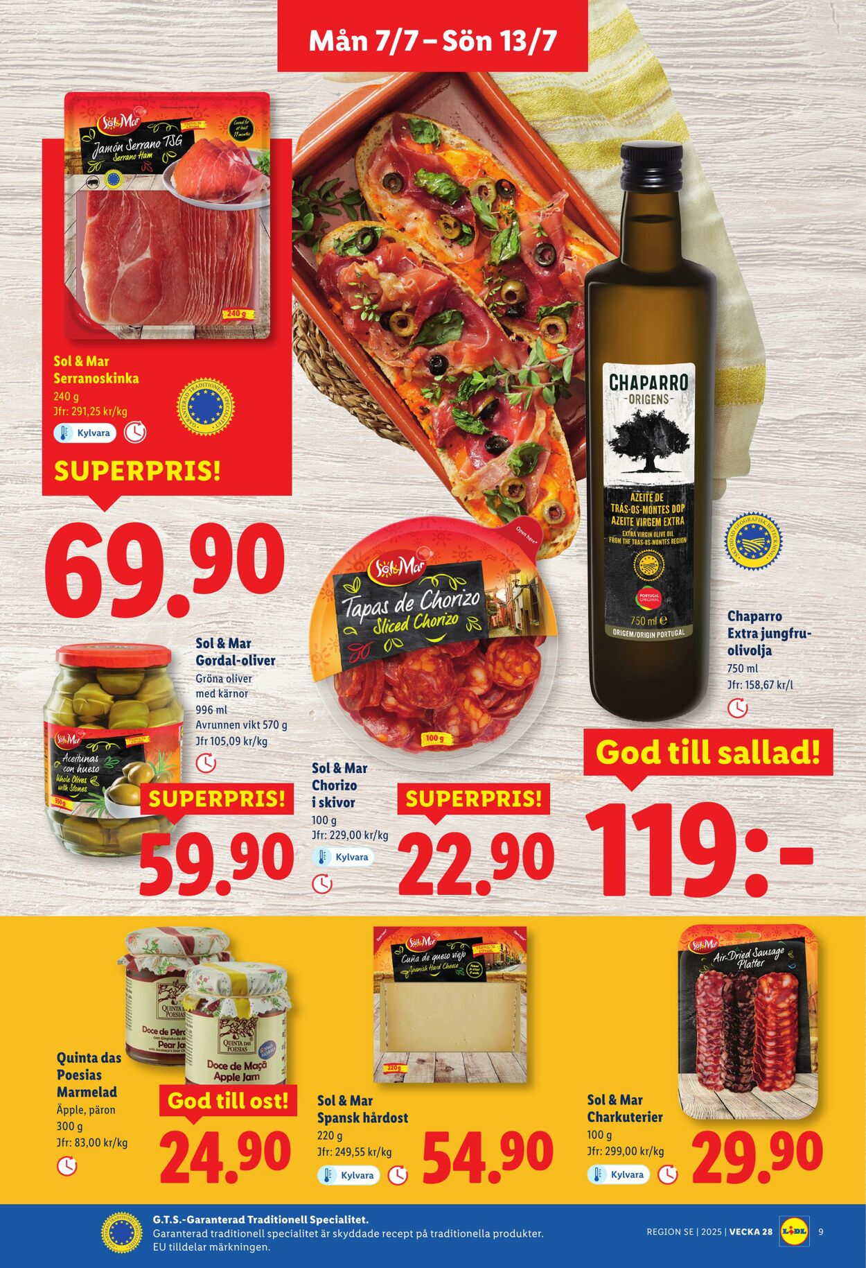 Erbjudanden Lidl 07.07.2025 - 13.07.2025