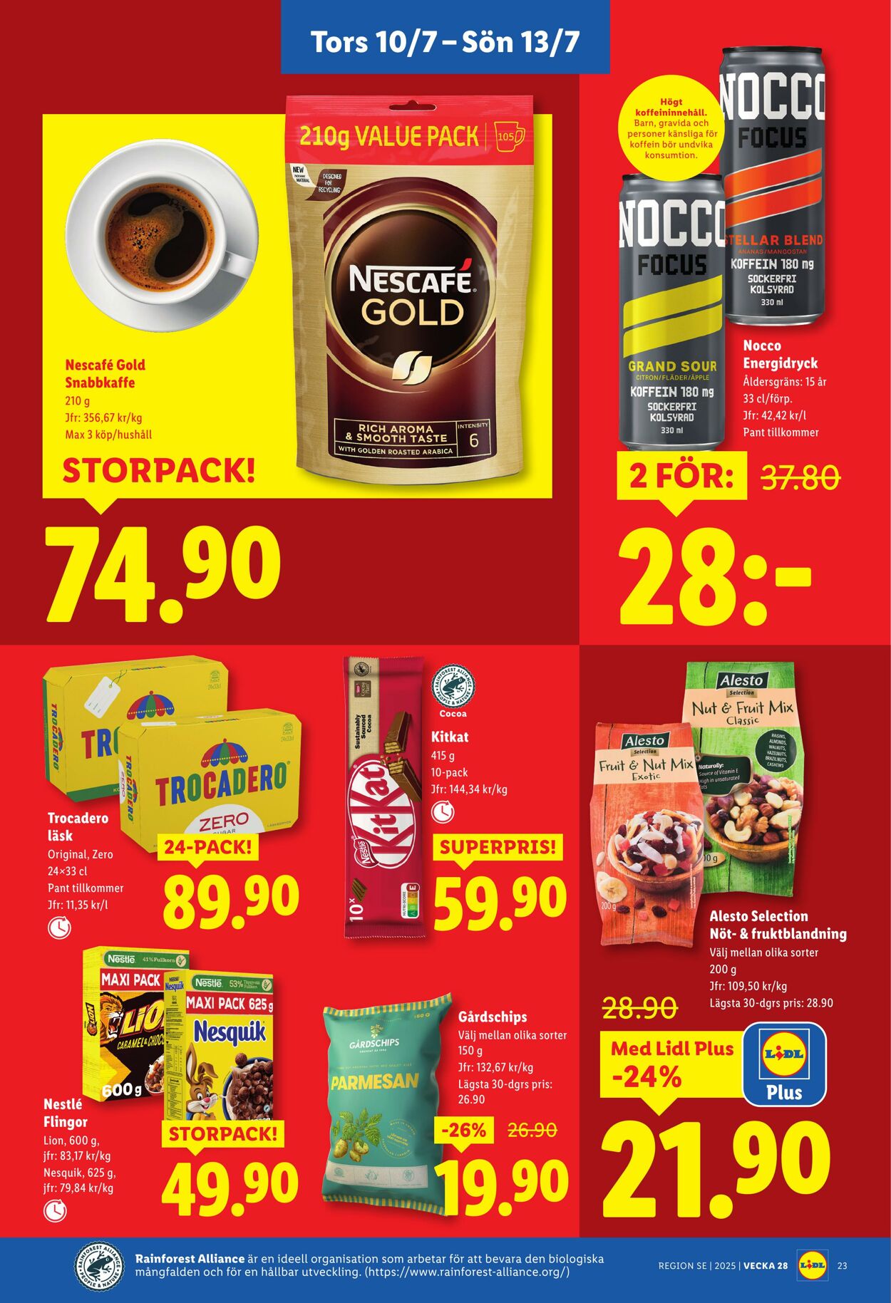 Erbjudanden Lidl 07.07.2025 - 13.07.2025