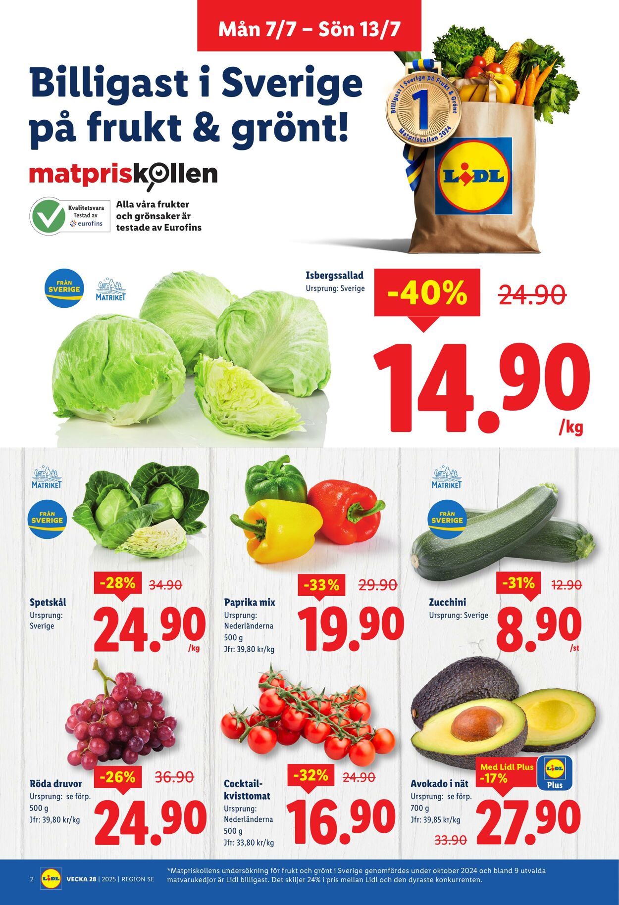 Erbjudanden Lidl 07.07.2025 - 13.07.2025