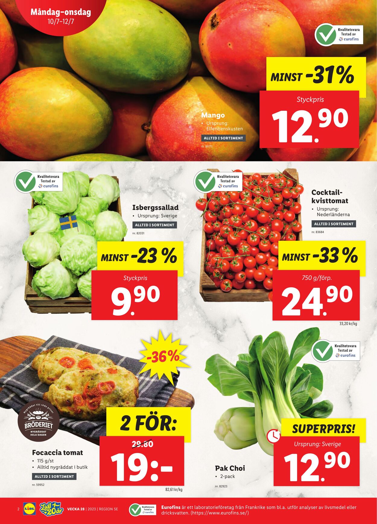 Erbjudanden Lidl 10.07.2023 - 16.07.2023