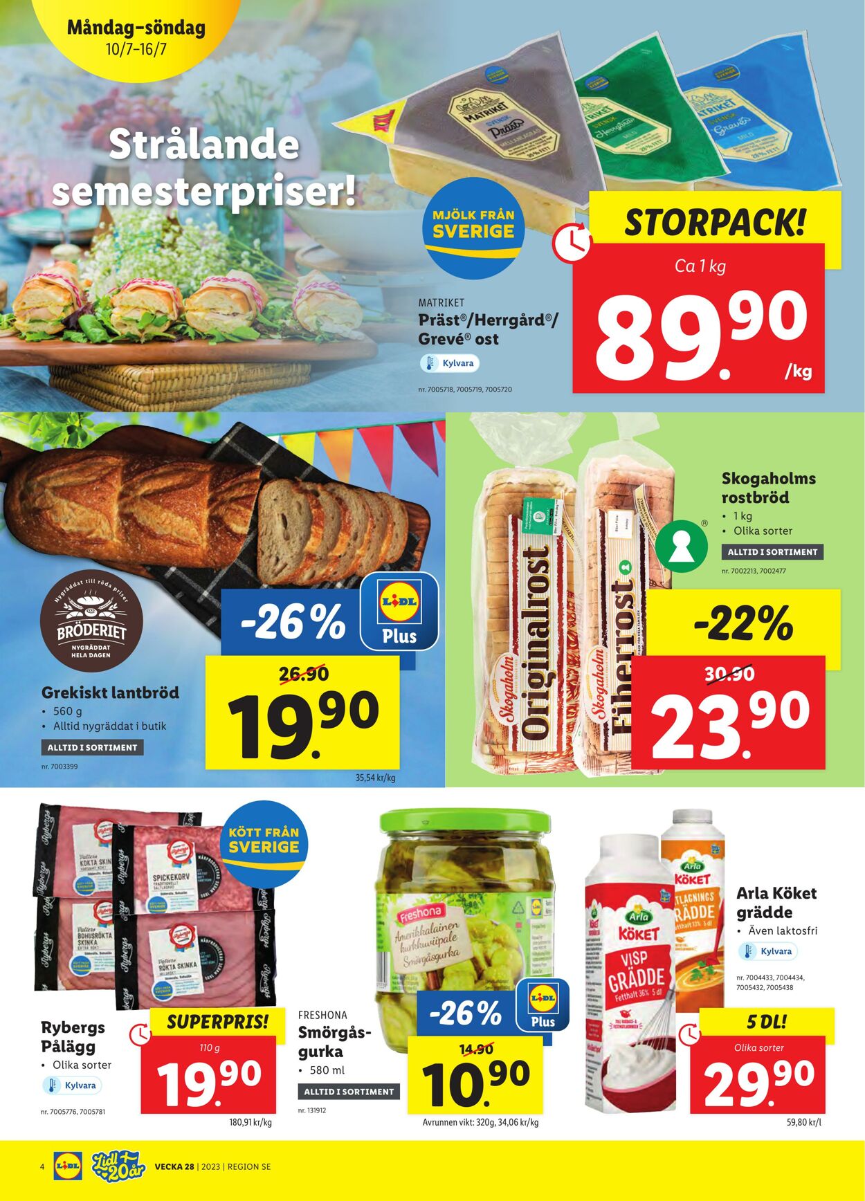 Erbjudanden Lidl 10.07.2023 - 16.07.2023