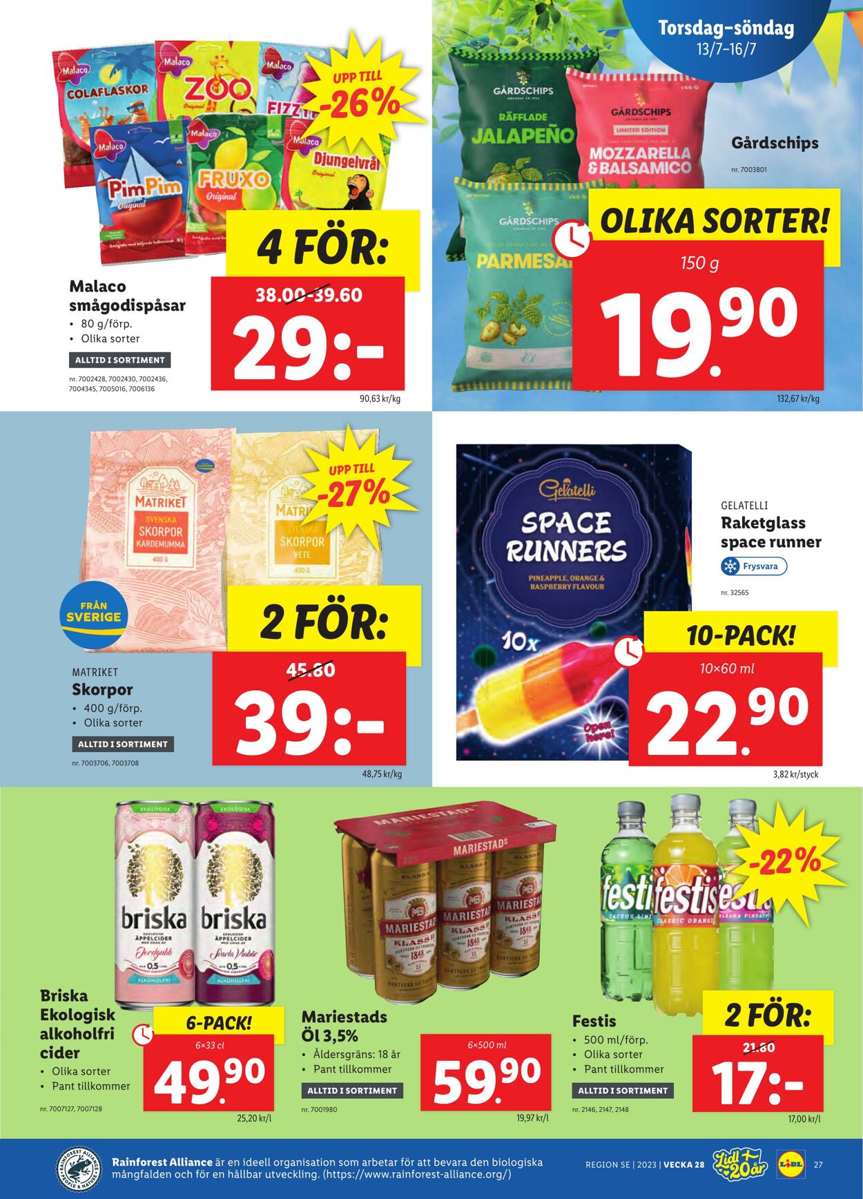 Erbjudanden Lidl 10.07.2023 - 16.07.2023