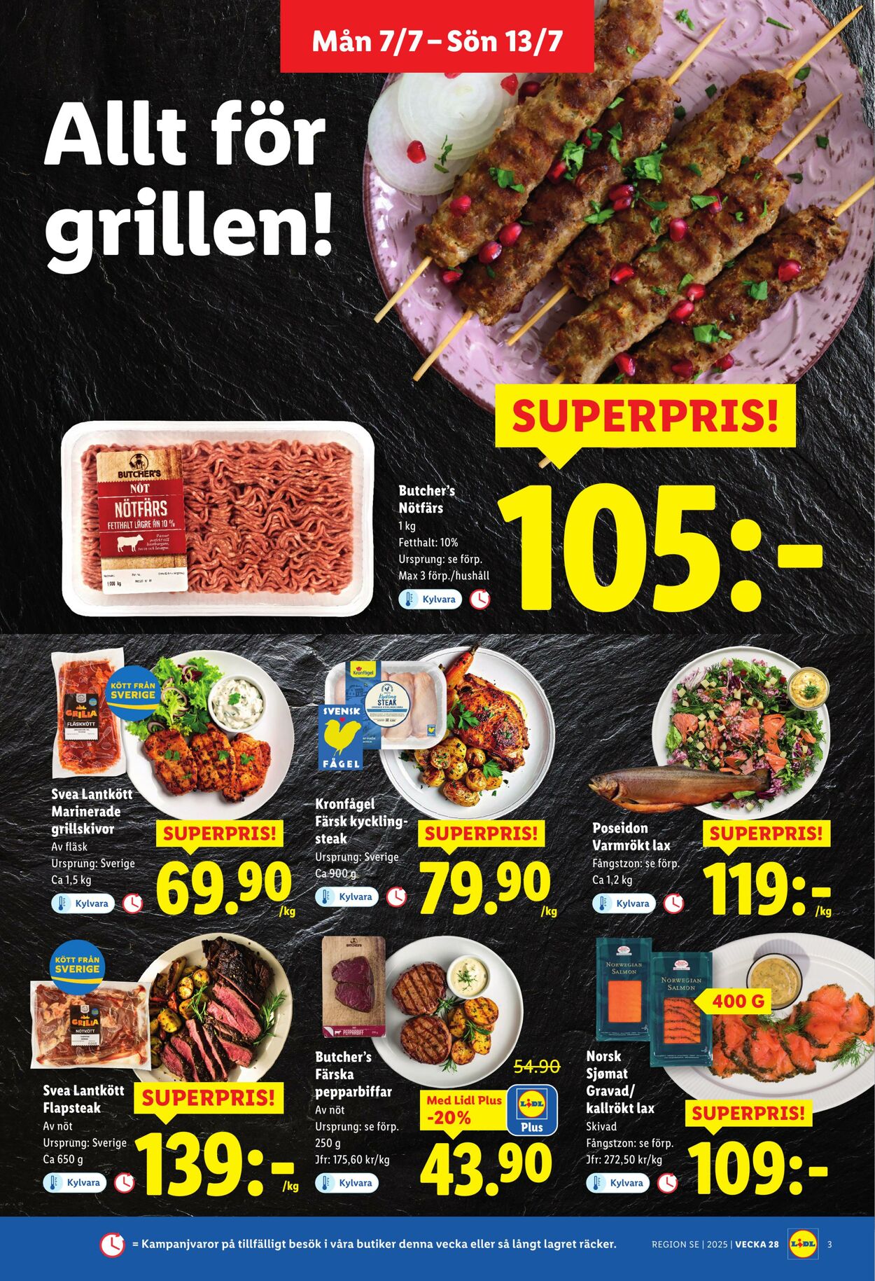 Erbjudanden Lidl 07.07.2025 - 13.07.2025