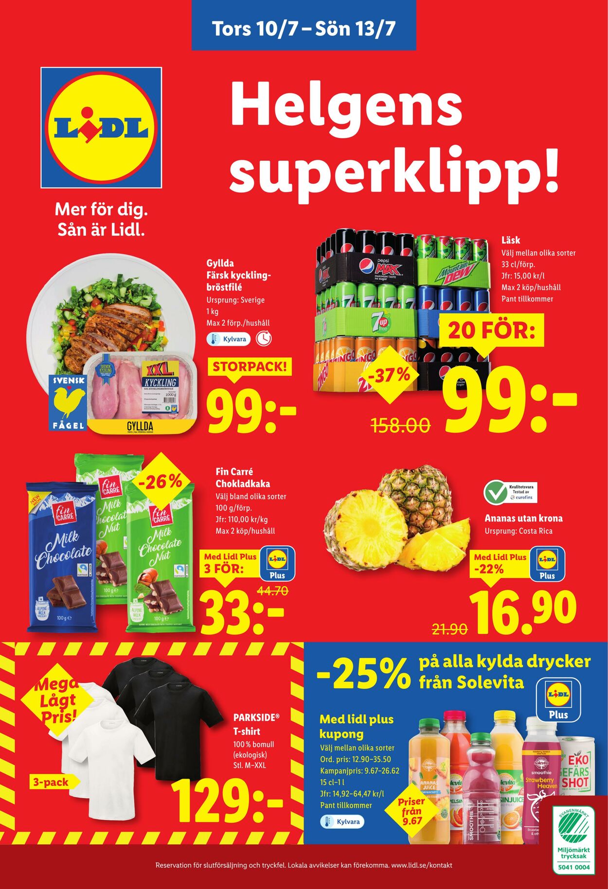 Erbjudanden Lidl 07.07.2025 - 13.07.2025