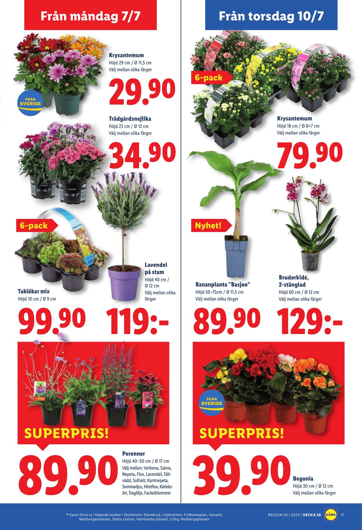 Erbjudanden Lidl 07.07.2025 - 13.07.2025