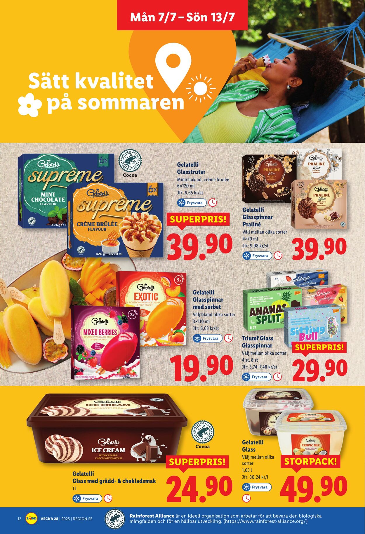 Erbjudanden Lidl 07.07.2025 - 13.07.2025